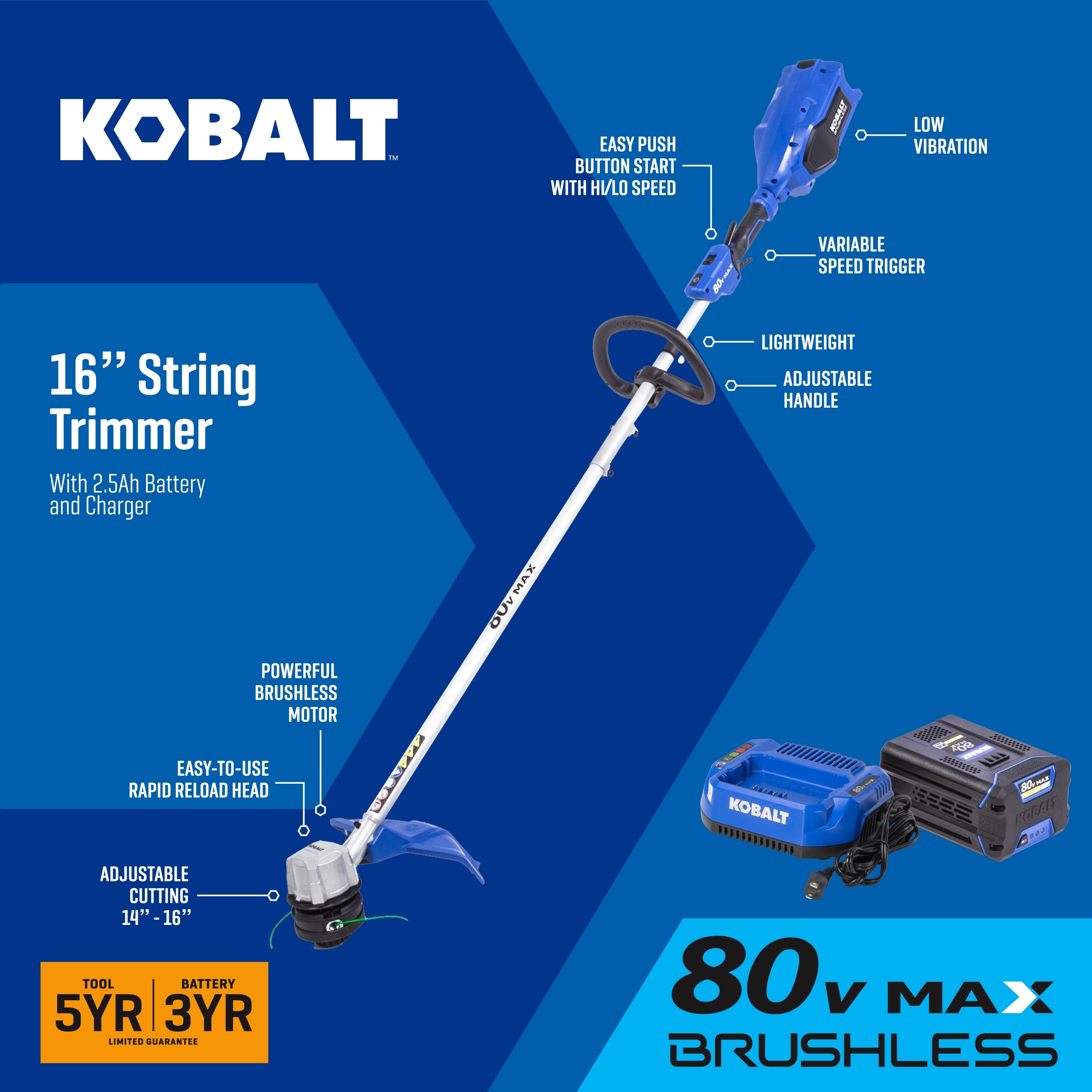 Kobalt Trimmers & Edgers at
