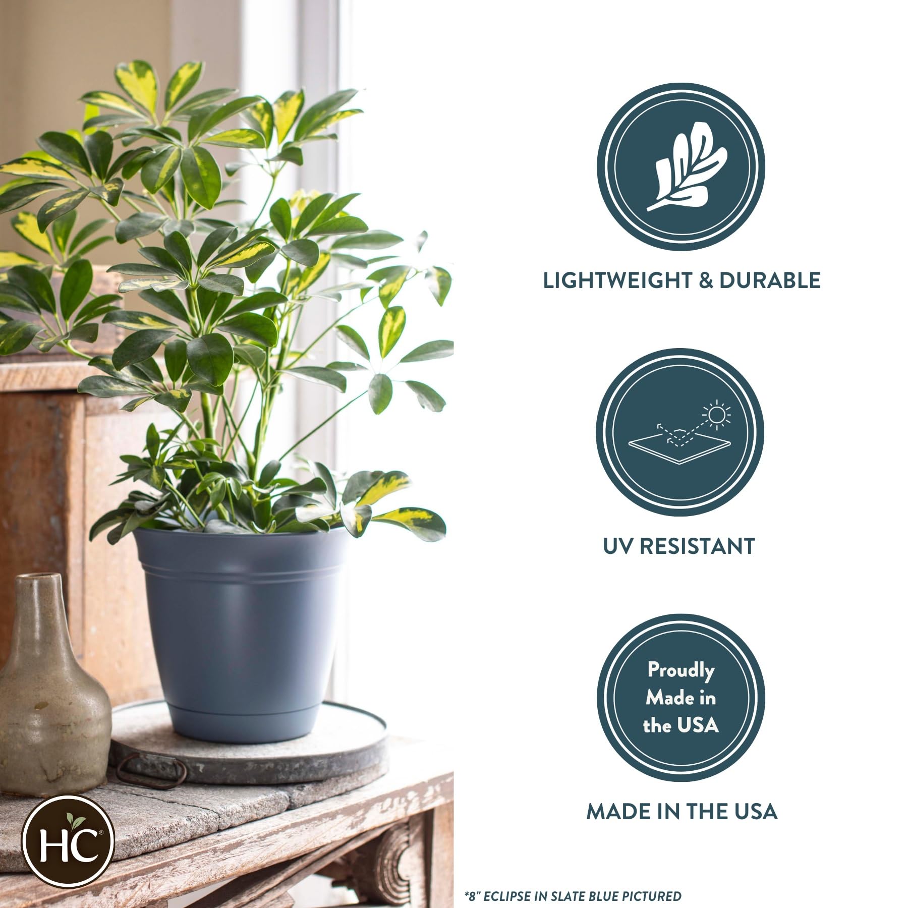 The HC Companies ECA08000E351024LRCAI Planter-Window-Box - View #3