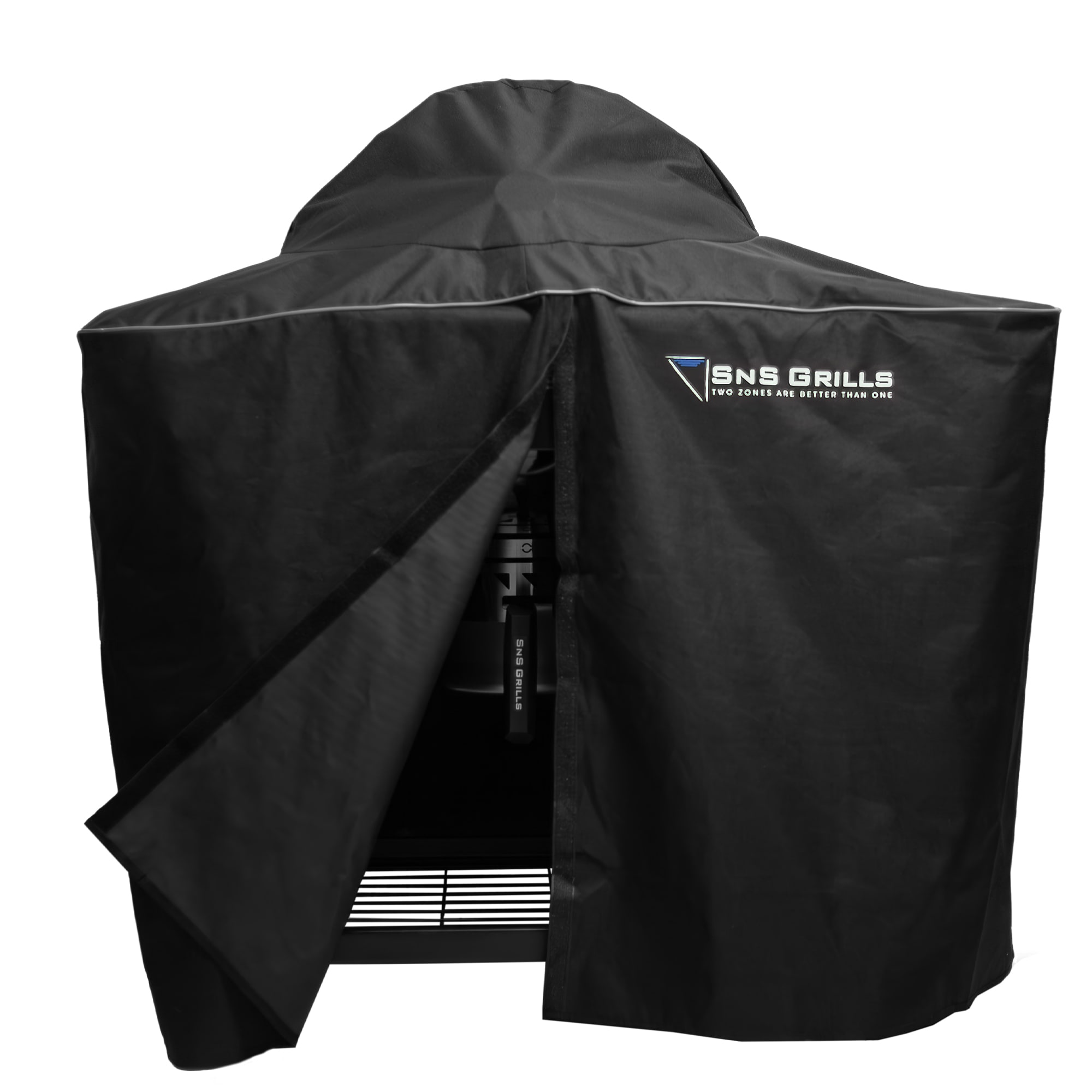 Slow 'N Sear MK-COV MasterKettle 44-in W x 25.5-in H Black Charcoal kettle grill Cover