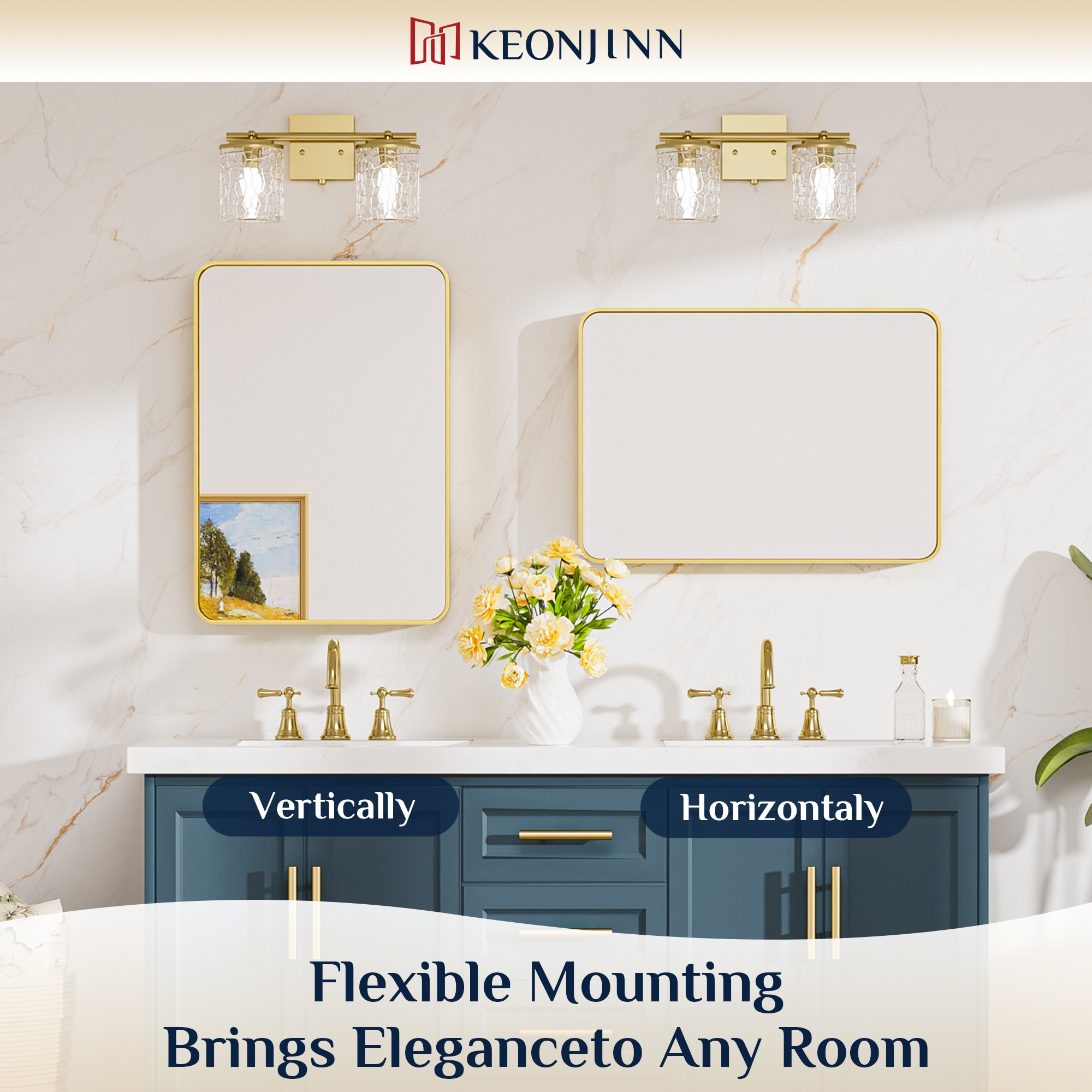 Keonjinn LW-JSKYJ2-10176GD Decor-Mirrors - View #8