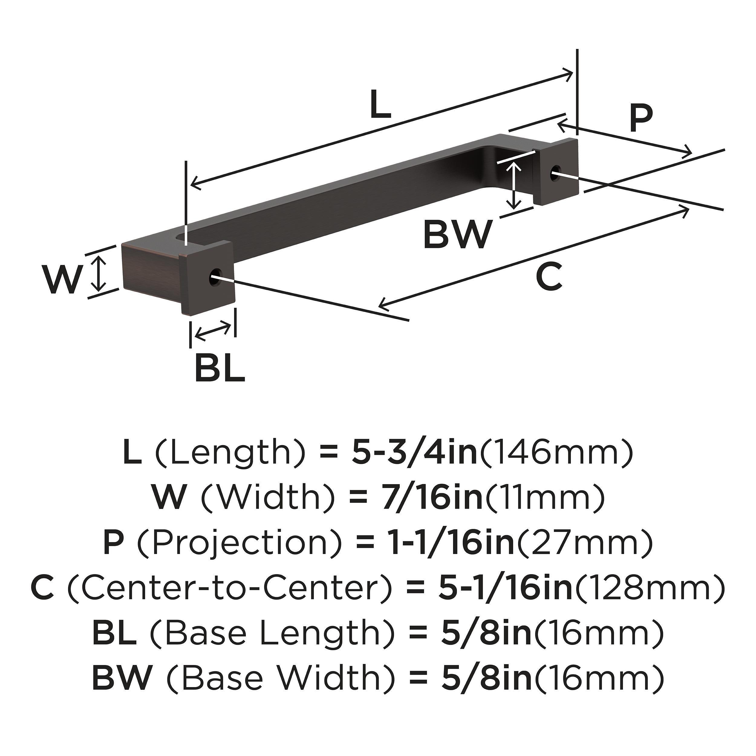 Amerock 25VMP37032ORB Cabinet-Pulls - View #4