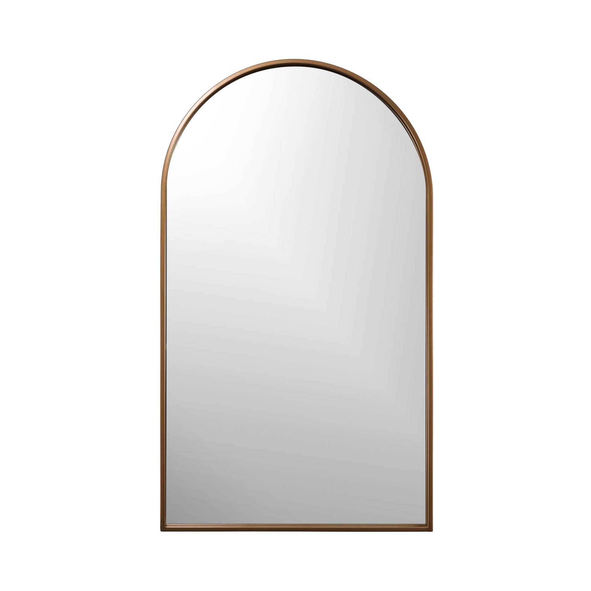  FG817-ARCH-GOLD-2238 22-Inches W x 20.07-Inches H Arch Gold Framed Wall Mirror