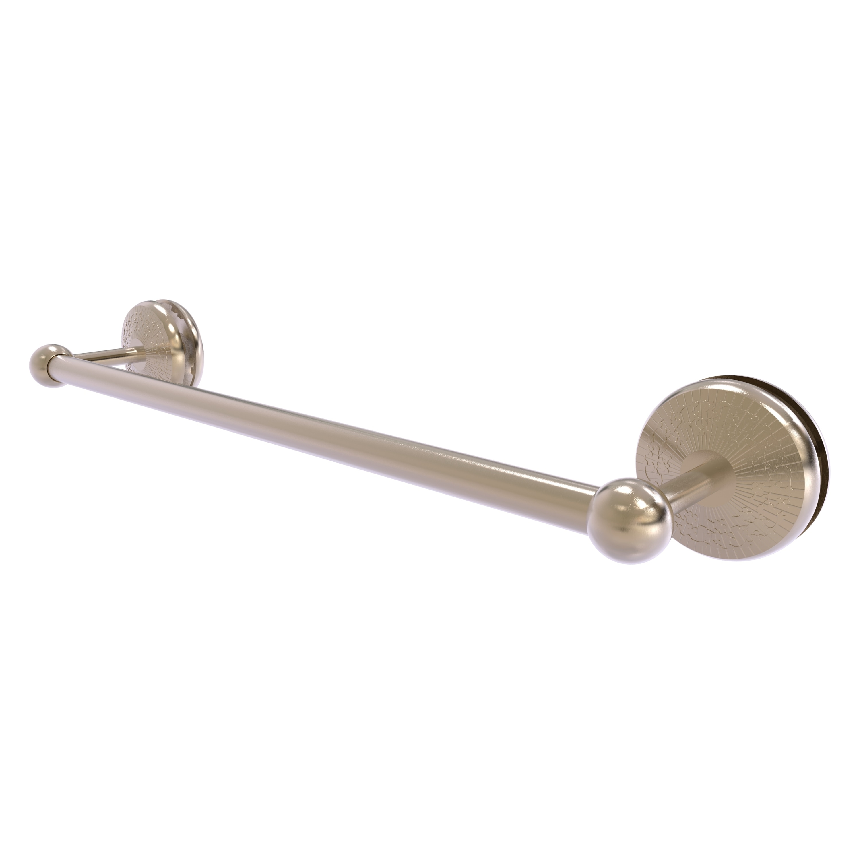 Allied Brass MC-41-SM-18-PEW Monte Carlo 18-in Antique Pewter Wall mount Single Towel Bar