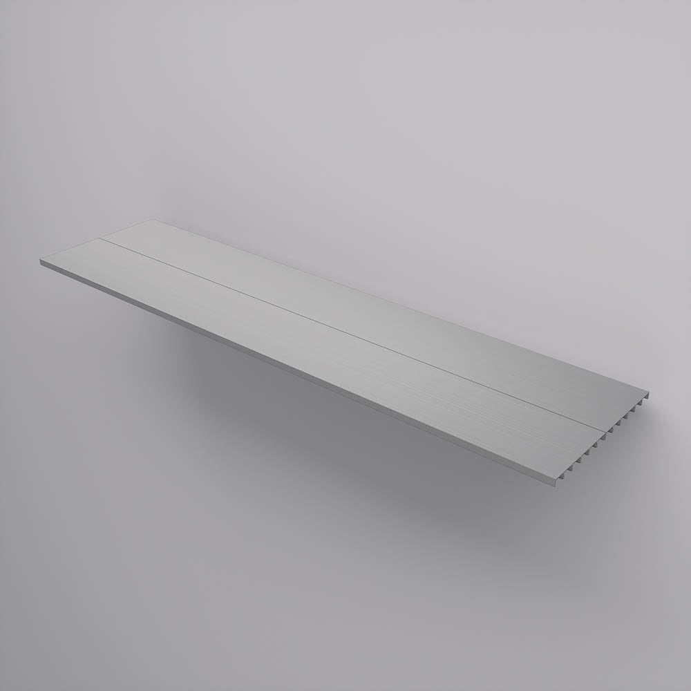 Modern Shelving ALUMWAL-1248-SS Wall-Mounted-Shelving - View #3