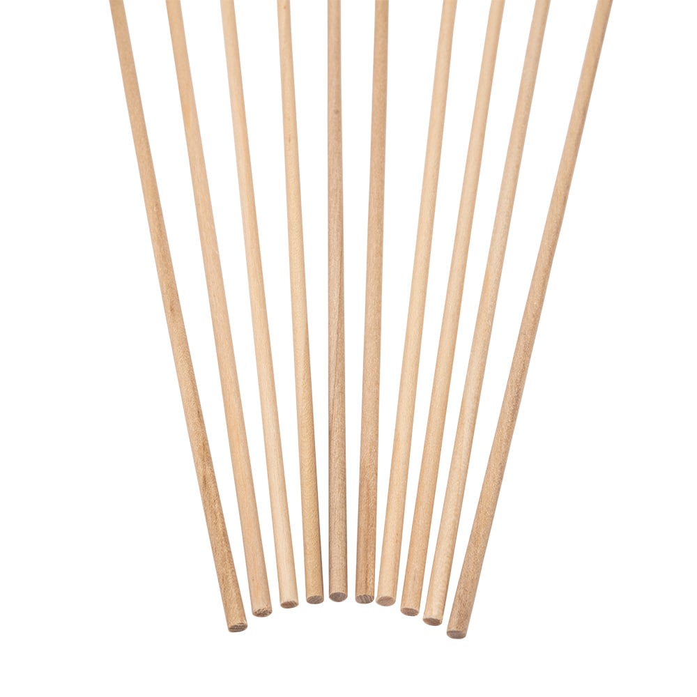 80 Pack 1/2 x 1/2 x 12 Inches Natural Square Wooden Dowel Rods – Nadia's  Crafty Corner