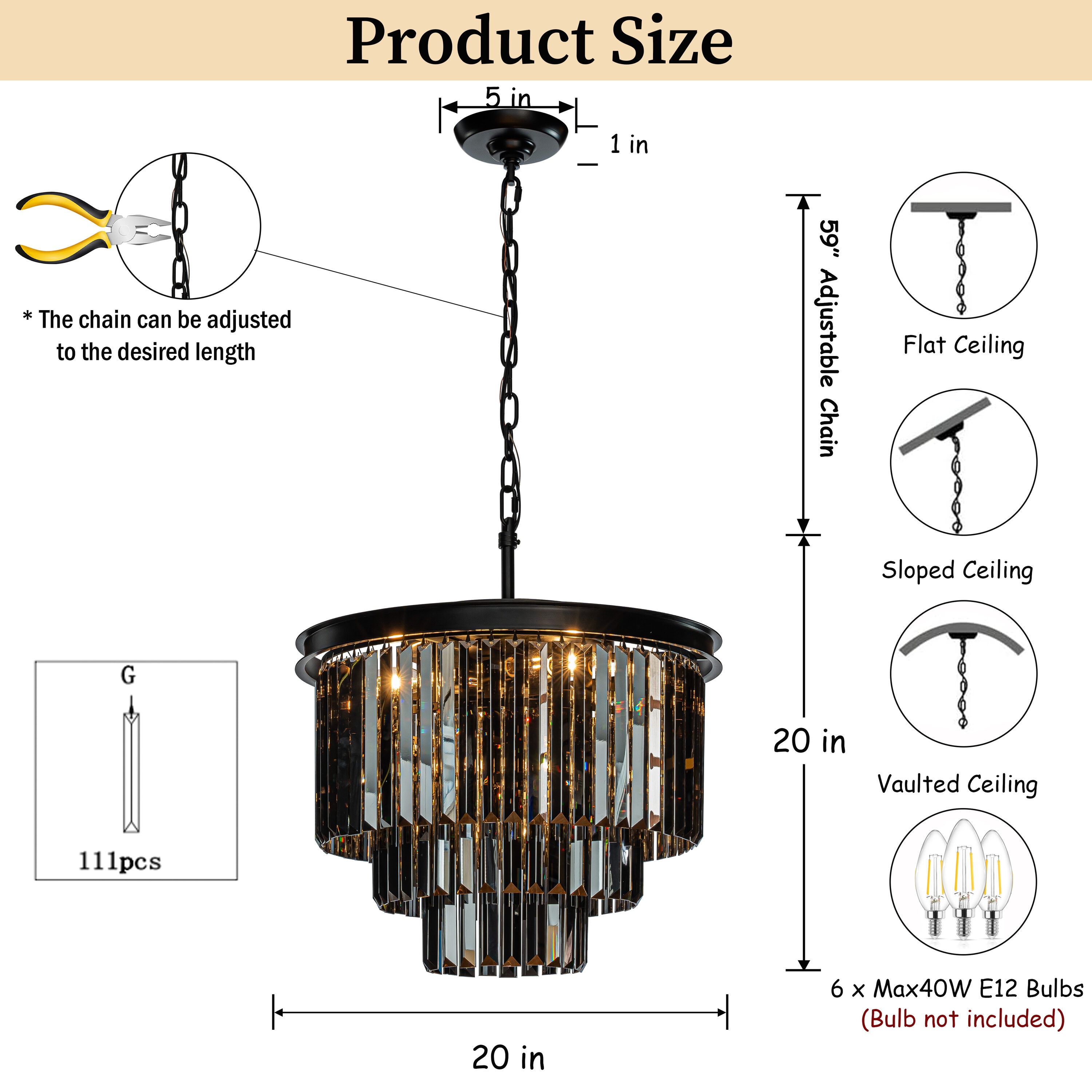 AloaDecor Lighting L7050D17806A b090015 - View #3