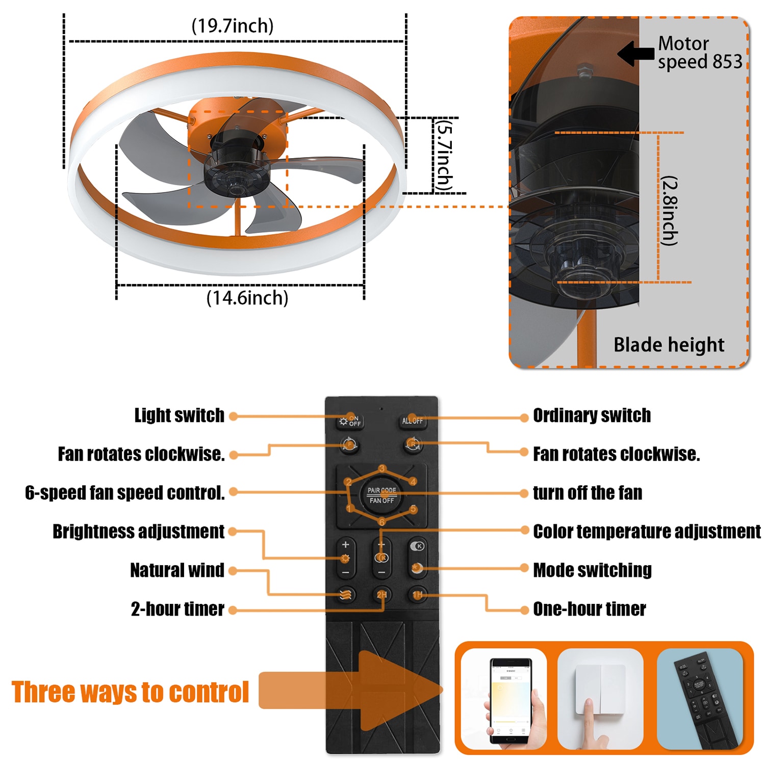 Bybafun YB5100091 Ceiling-Fans - View #6