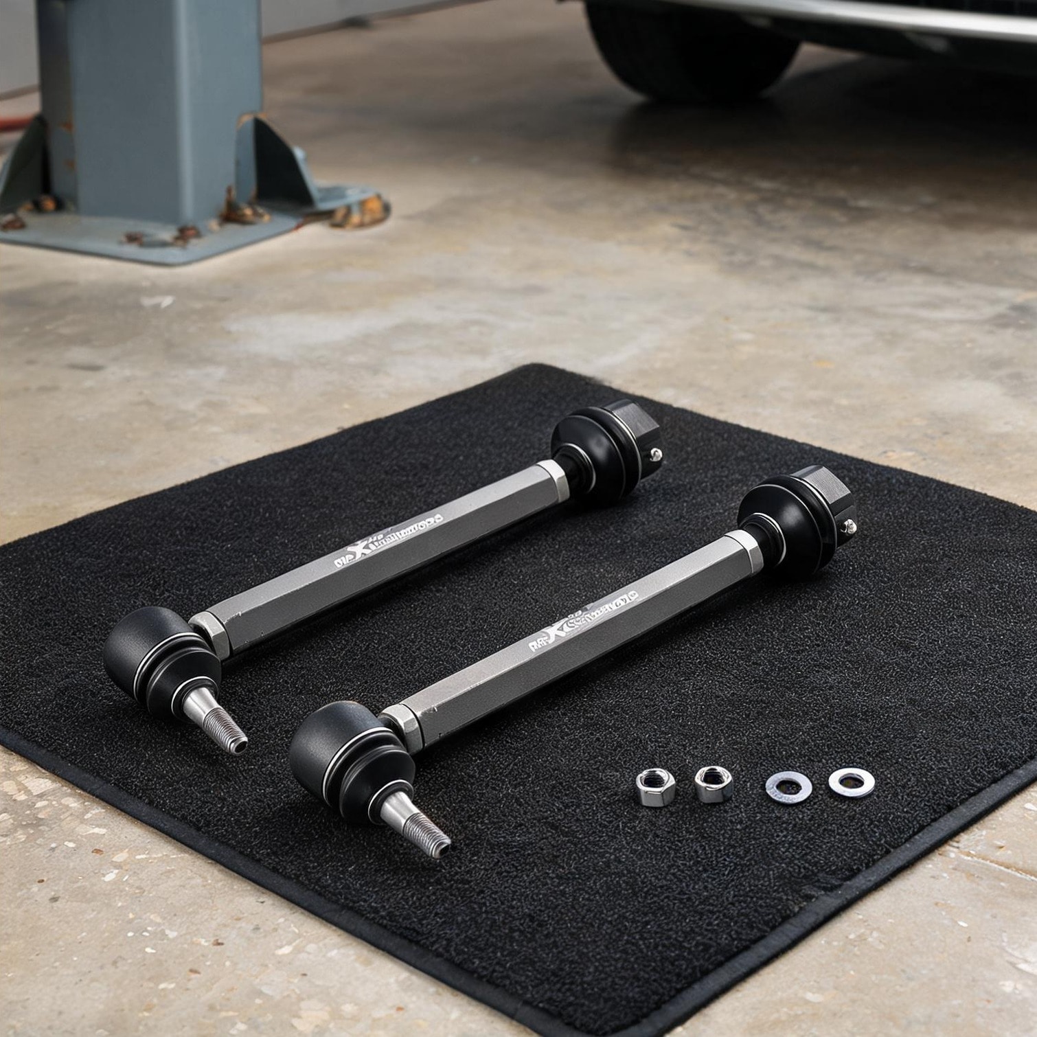 Watnature Steering Tie Rod Assembly - Steel Suspension 16 x 6.5 x 5 in ...