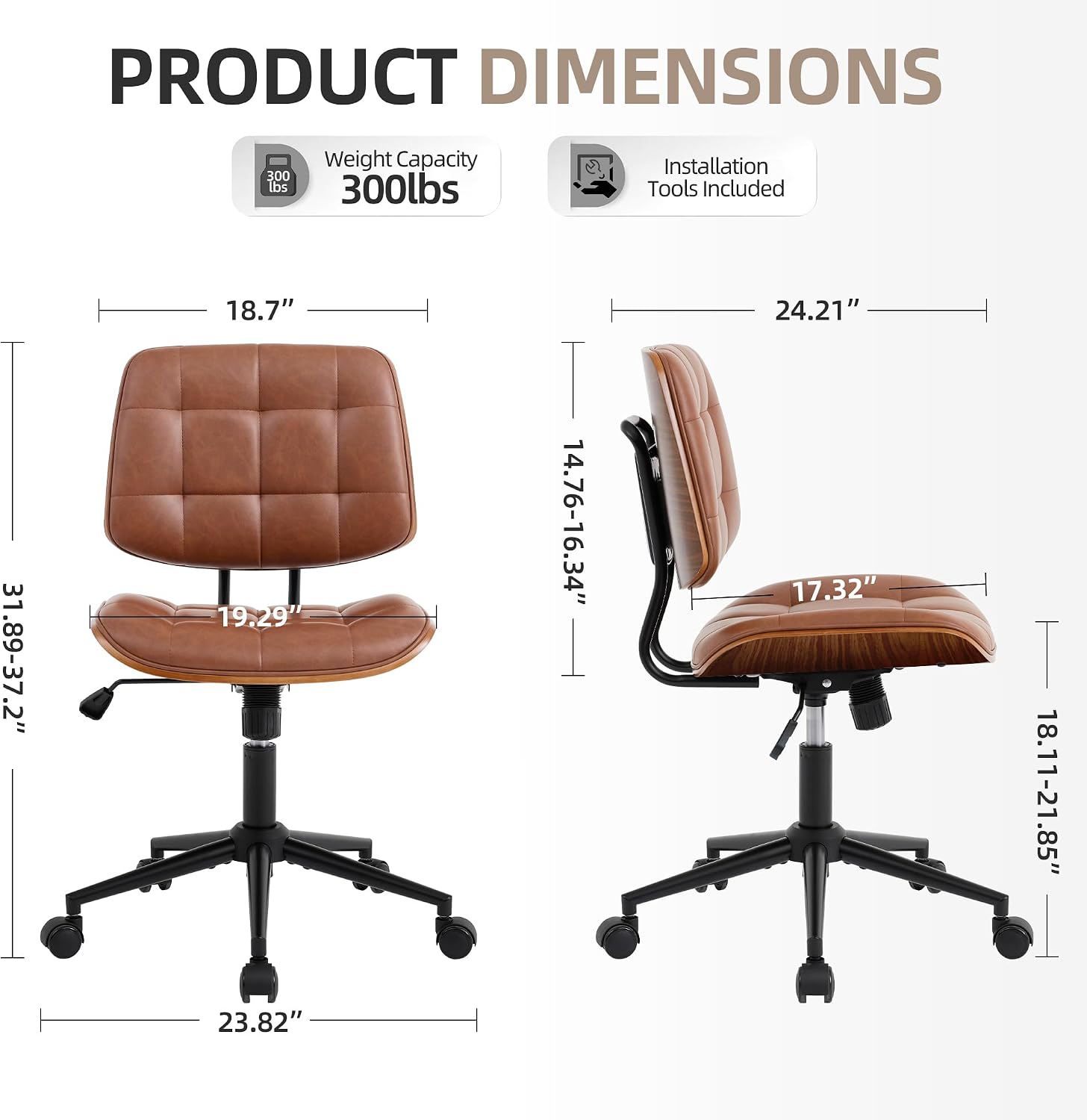 Garvee 05-05-BPV-RIYLNRGZ Office-Chairs - View #2