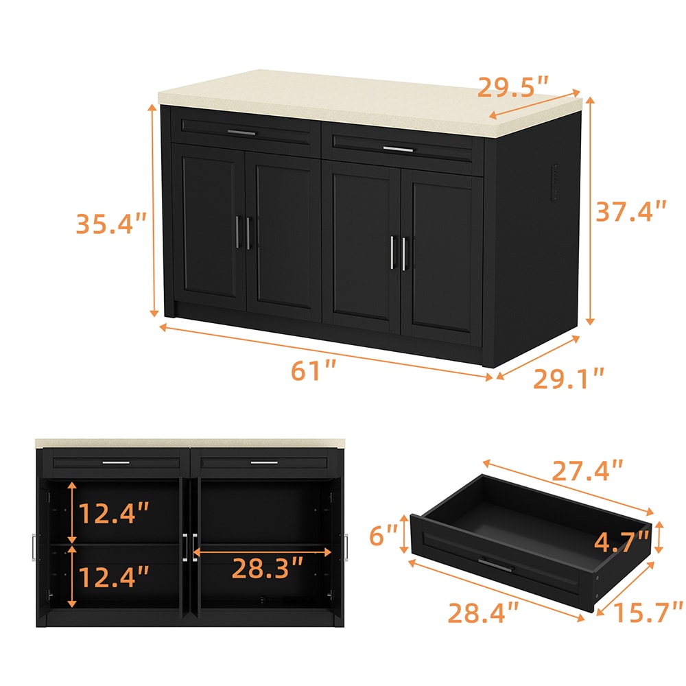 Homsee C-KF260161-01-AB Kitchen-Furniture - View #19