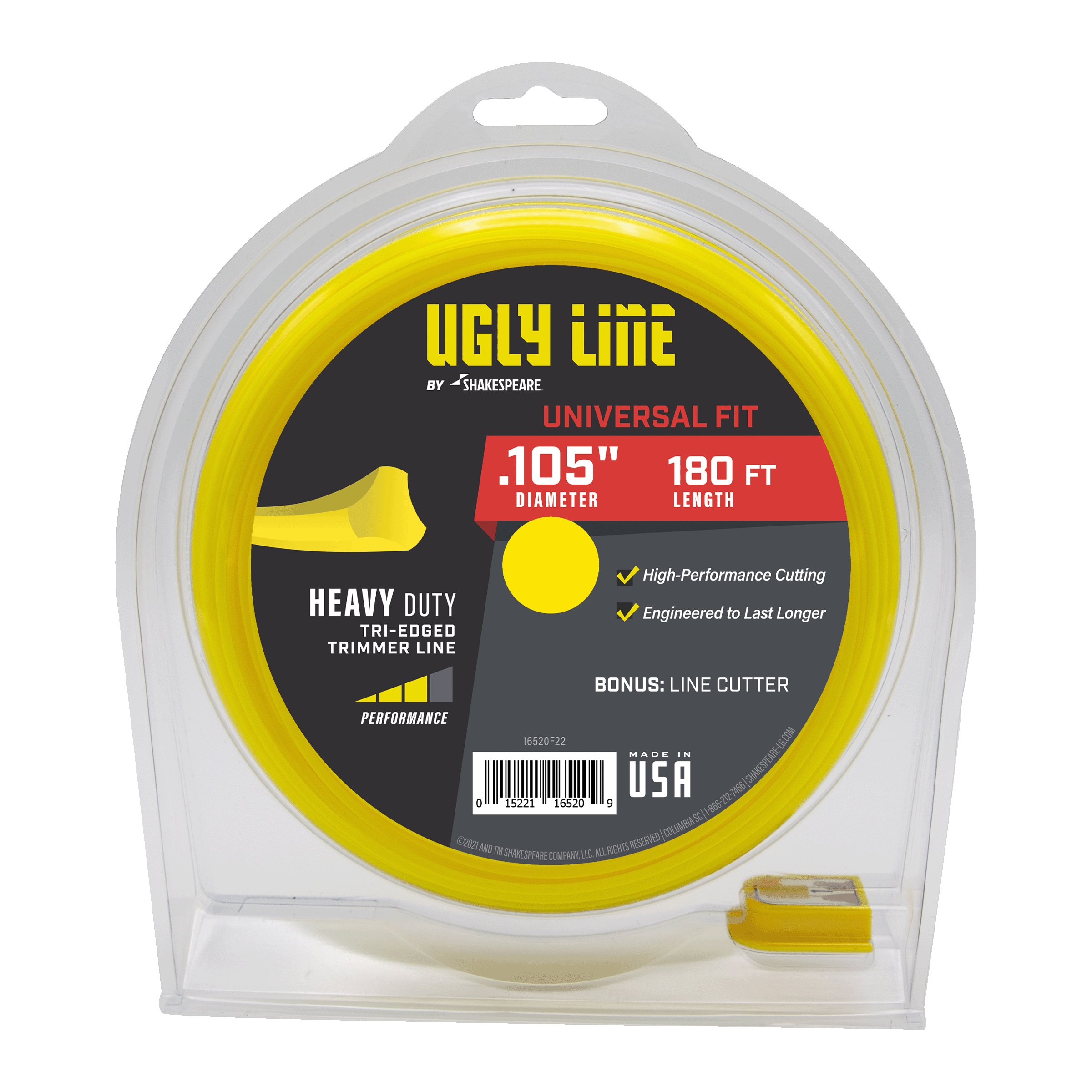 Shakespeare Ugly Line 0.105-in x 180-ft Spooled Trimmer Line in the ...