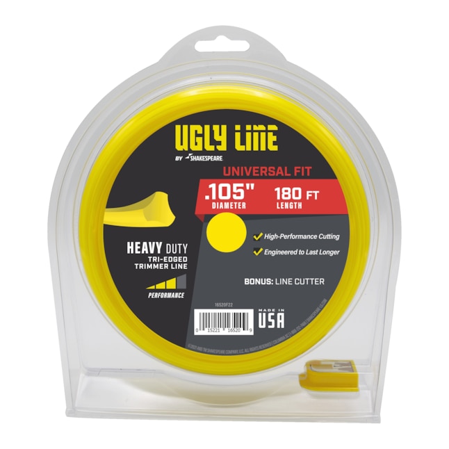 Shakespeare Ugly Line 0.105-in x 180-ft Spooled Trimmer Line in