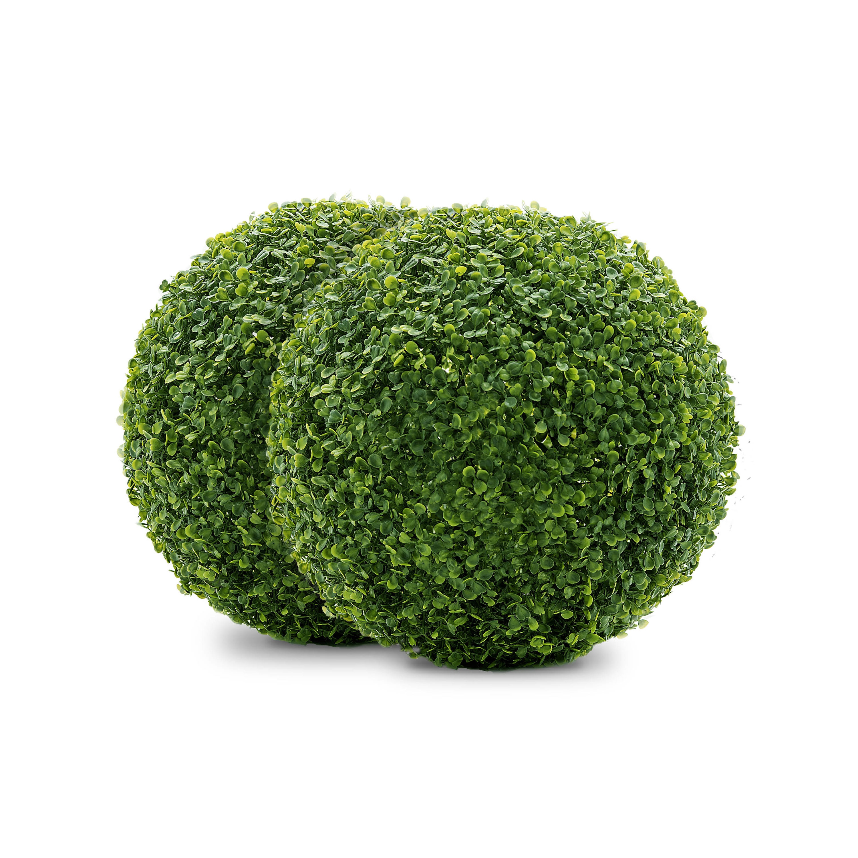 Set of 12: Green Boxwood Ball with Lifelike Red Berries, 7 Wide, UV  Resistant, Indoor/Outdoor Use, Faux Greenery, Home & Office Decor