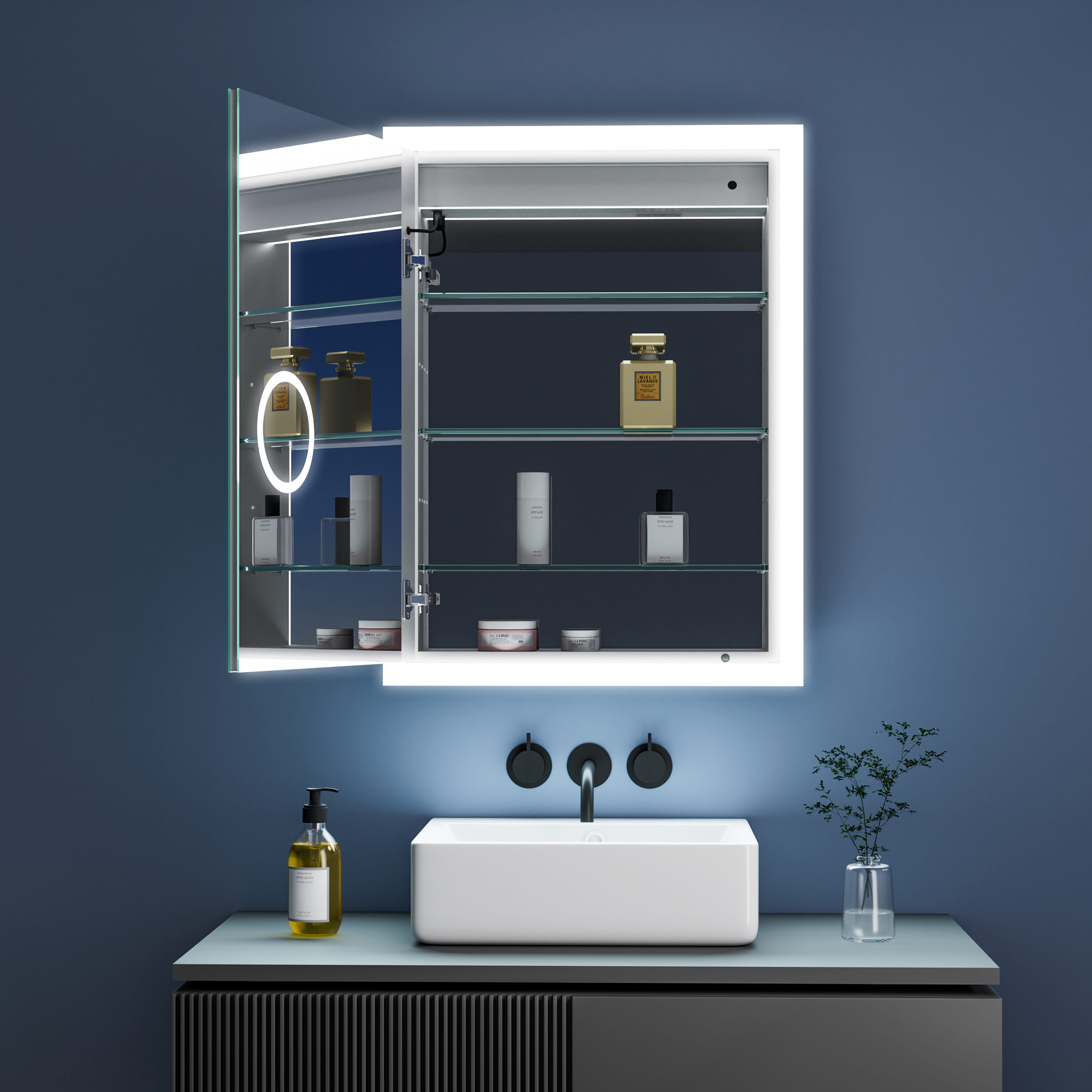 Forclover WBSG-77484 Bathroom-Medicine-Cabinets - View #9