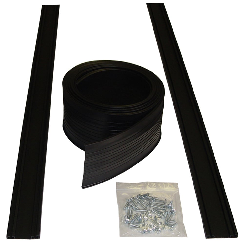 GaragePro 198954009 9-ft x 1-7/8-in x 1-1/2-in Black Vinyl Garage Weatherstrip
