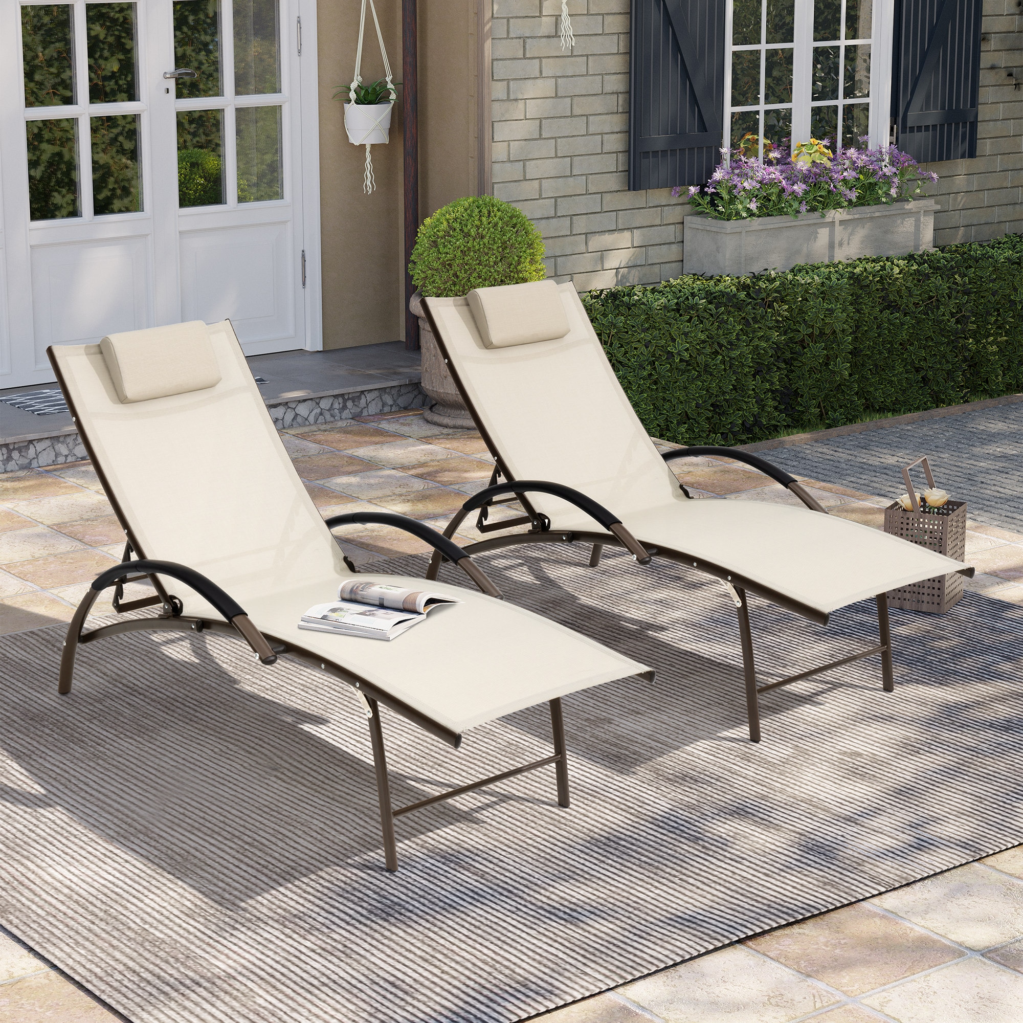 Crestlive Products CL-LG003TAN-2PC Patio-Chairs - View #10