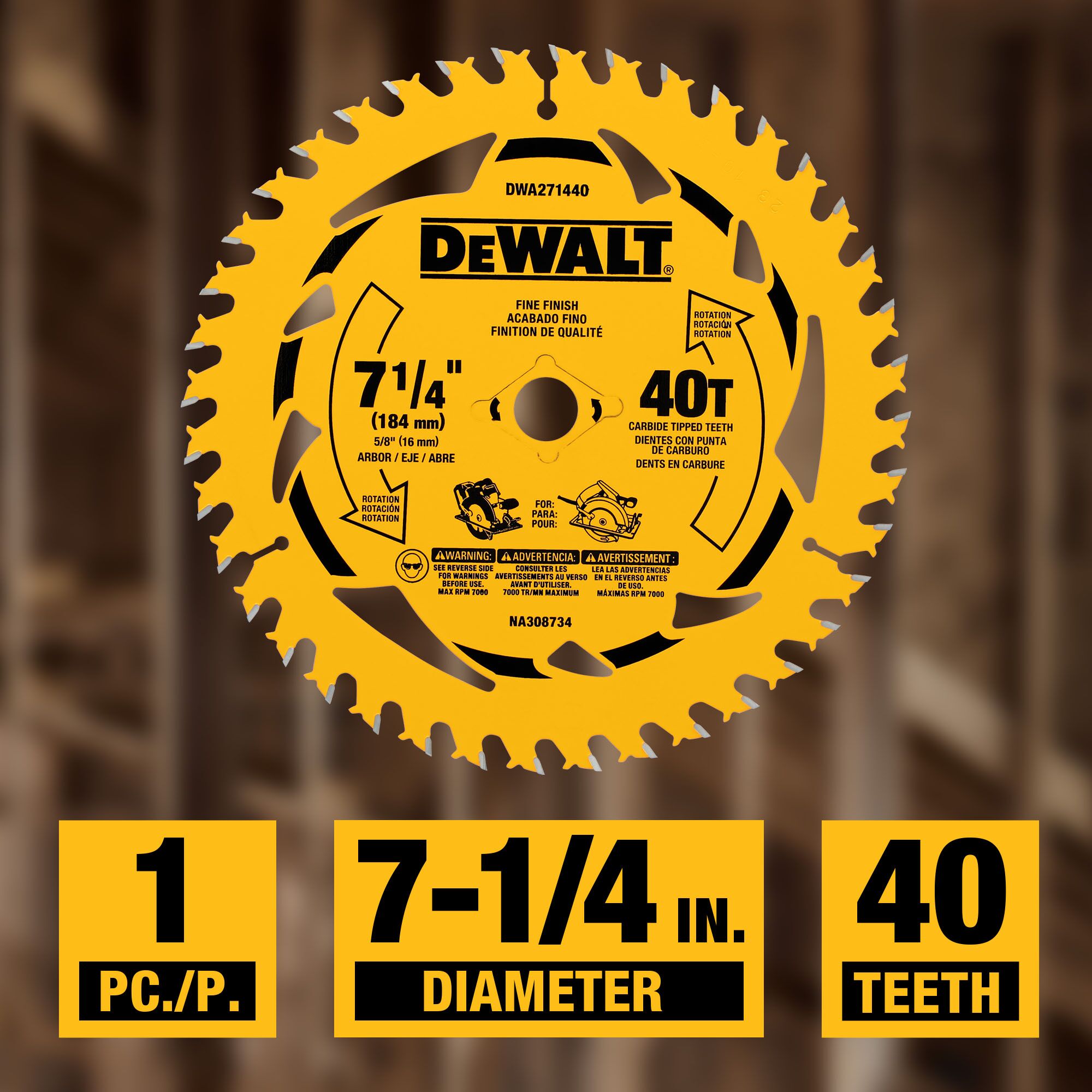 DEWALT DWA271440L Circular-Saw-Blades - View #3