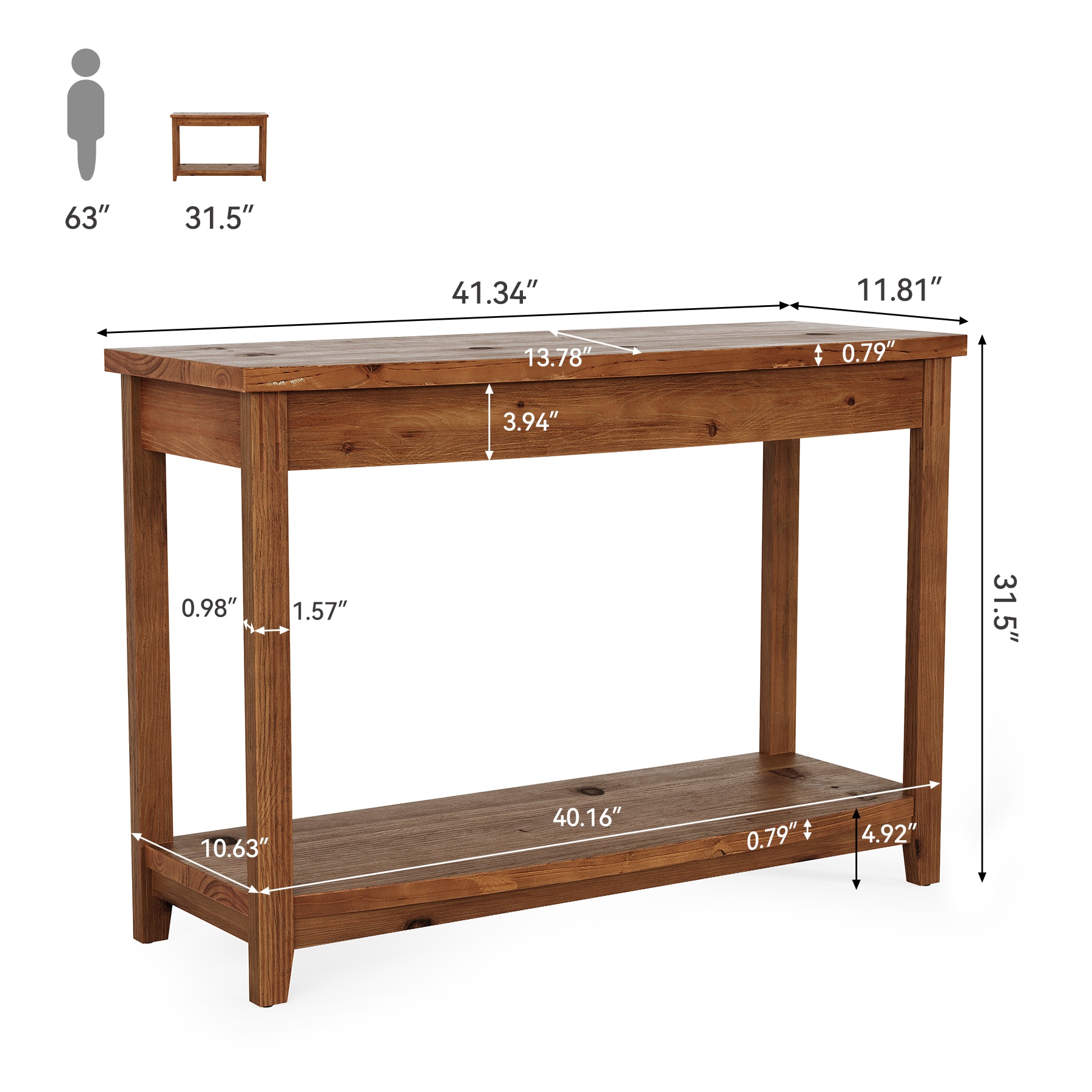 Tribesigns LWCLL-LD0098 Console-Sofa-Tables - View #7