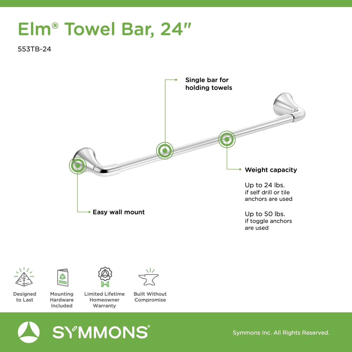 Symmons 553TB-24 d060350 - View #4
