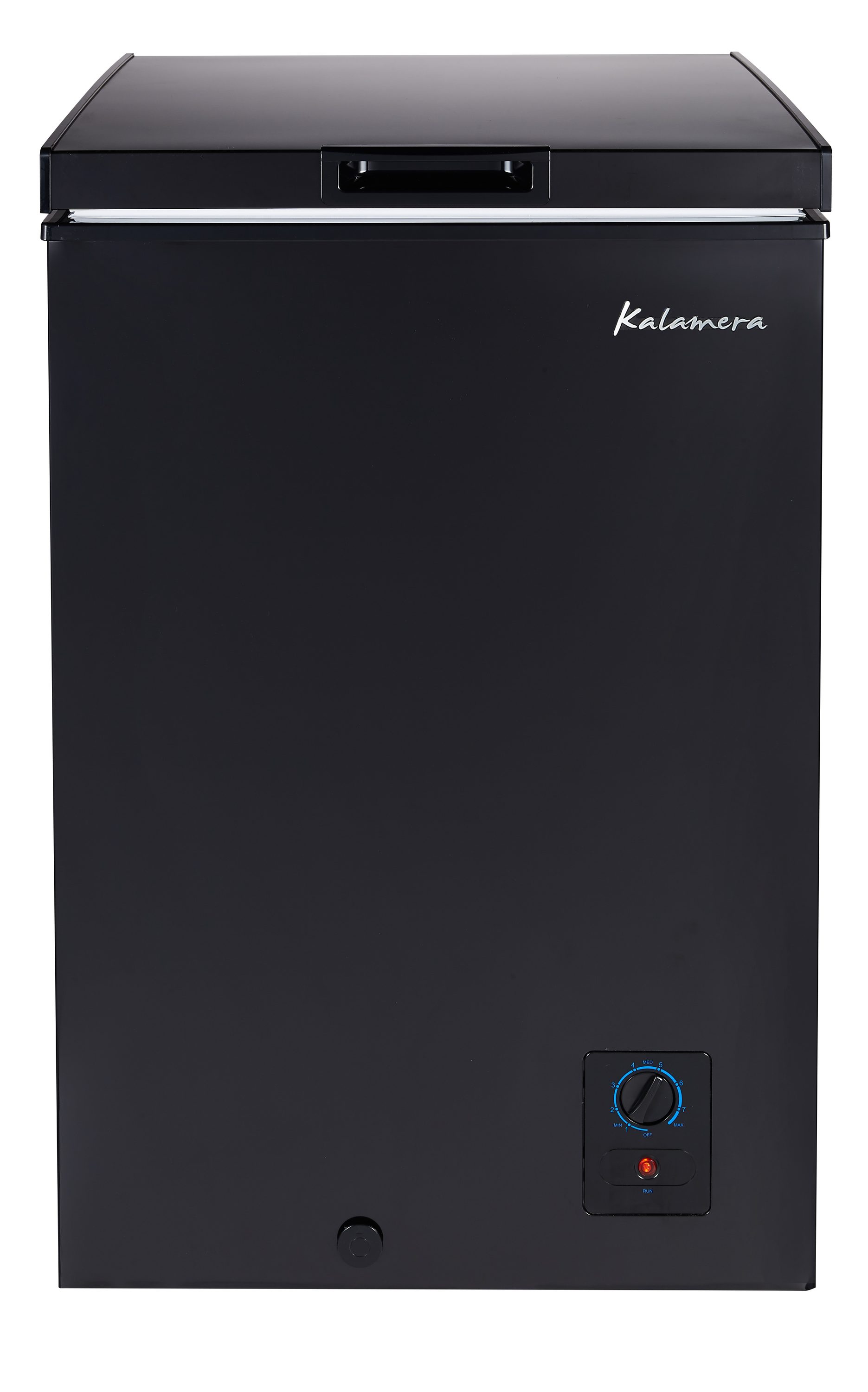 Kalamera 3.5-cu ft Manual Defrost Chest Freezer (Black) in the