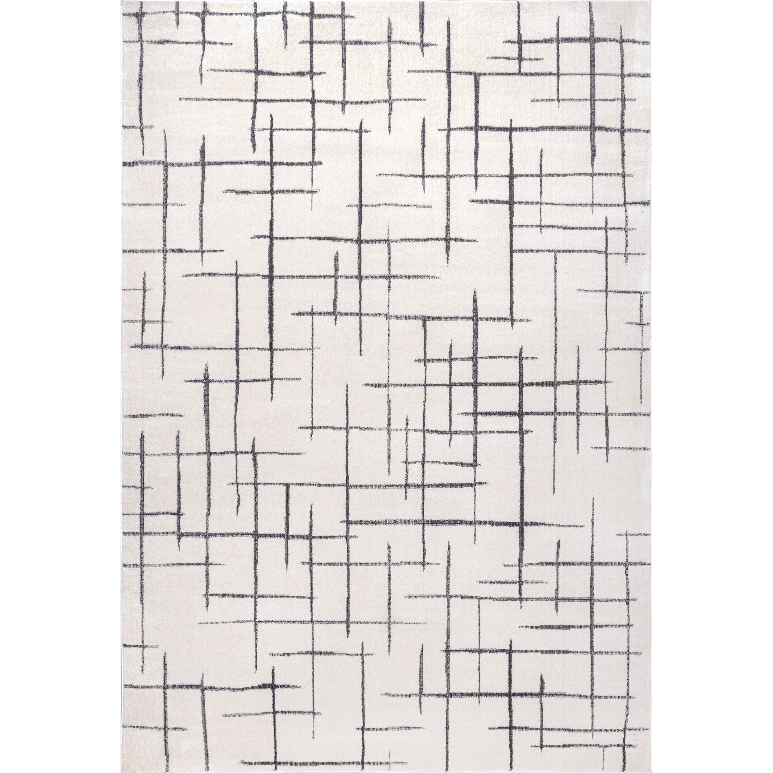 nuLOOM KSML04A-2808 Merrill 2 X 8 (ft) Beige Indoor Geometric Runner Rug