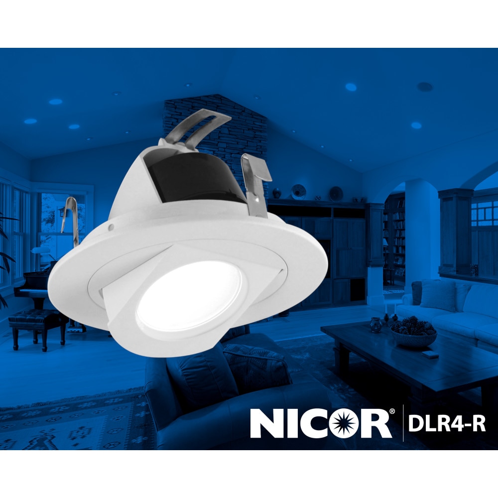 Nicor Lighting DLR4-R-10-120-3K-WH Led-Retrofit-Downlight - View #6