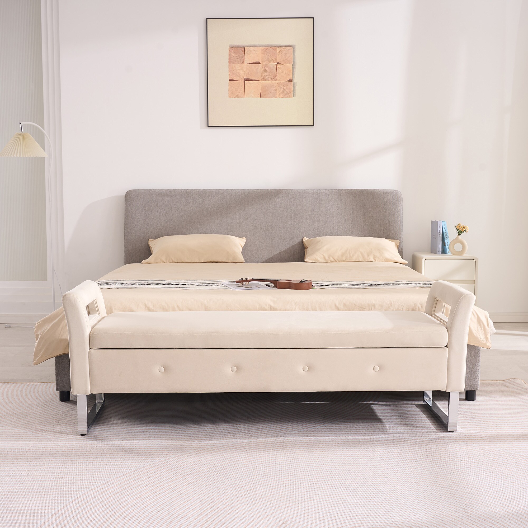 Aortzio HM-S4015-BEIGE bench - View #5