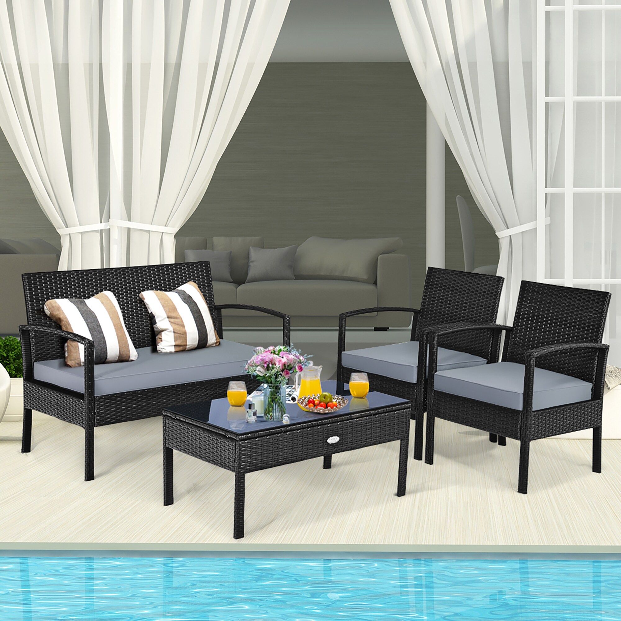 Costway GMA00087 Patio-Conversation-Sets - View #5