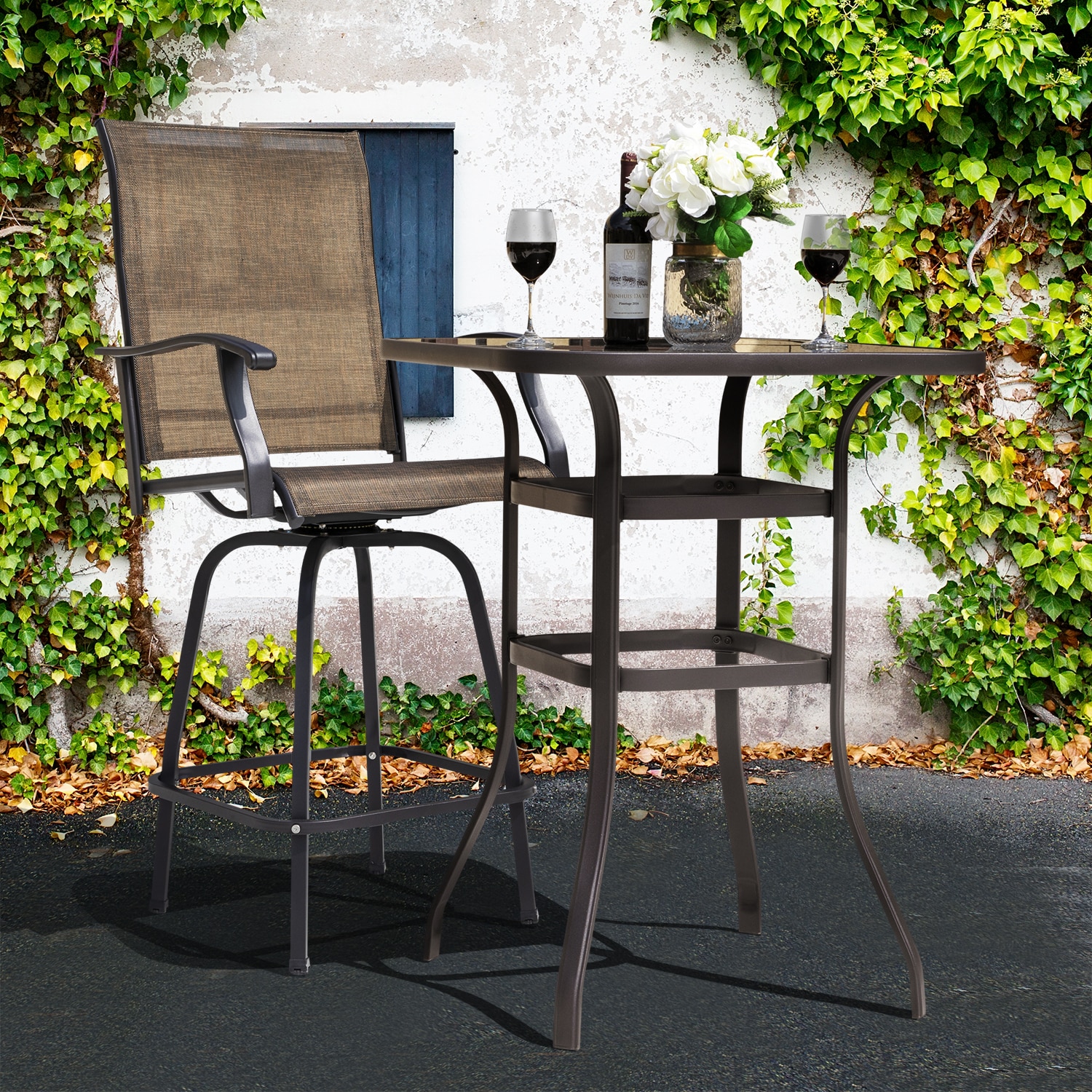 Lowes bistro set store bar height