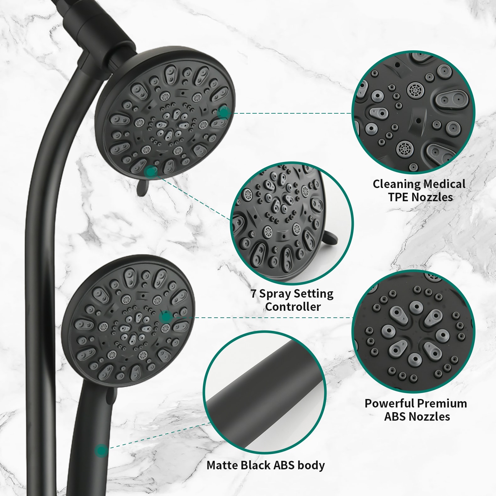 Mondawe MD-KL55534 Showerhead-Bar-Panels - View #4