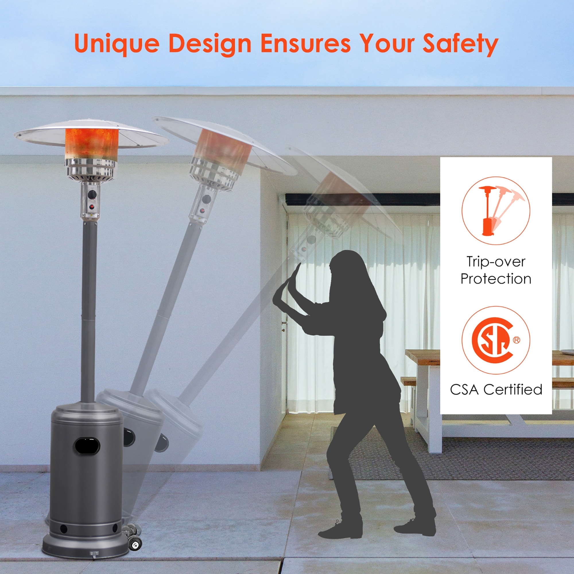 Costway SWL00051 Portable-Liquid-Propane-Heaters - View #5