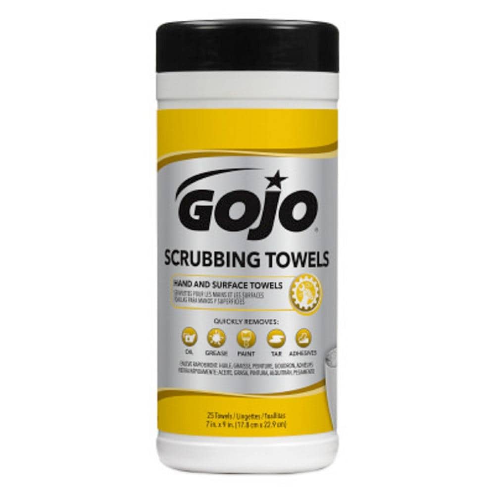 GOJO Scrubbing Towels 25-Count Hand Soap at
