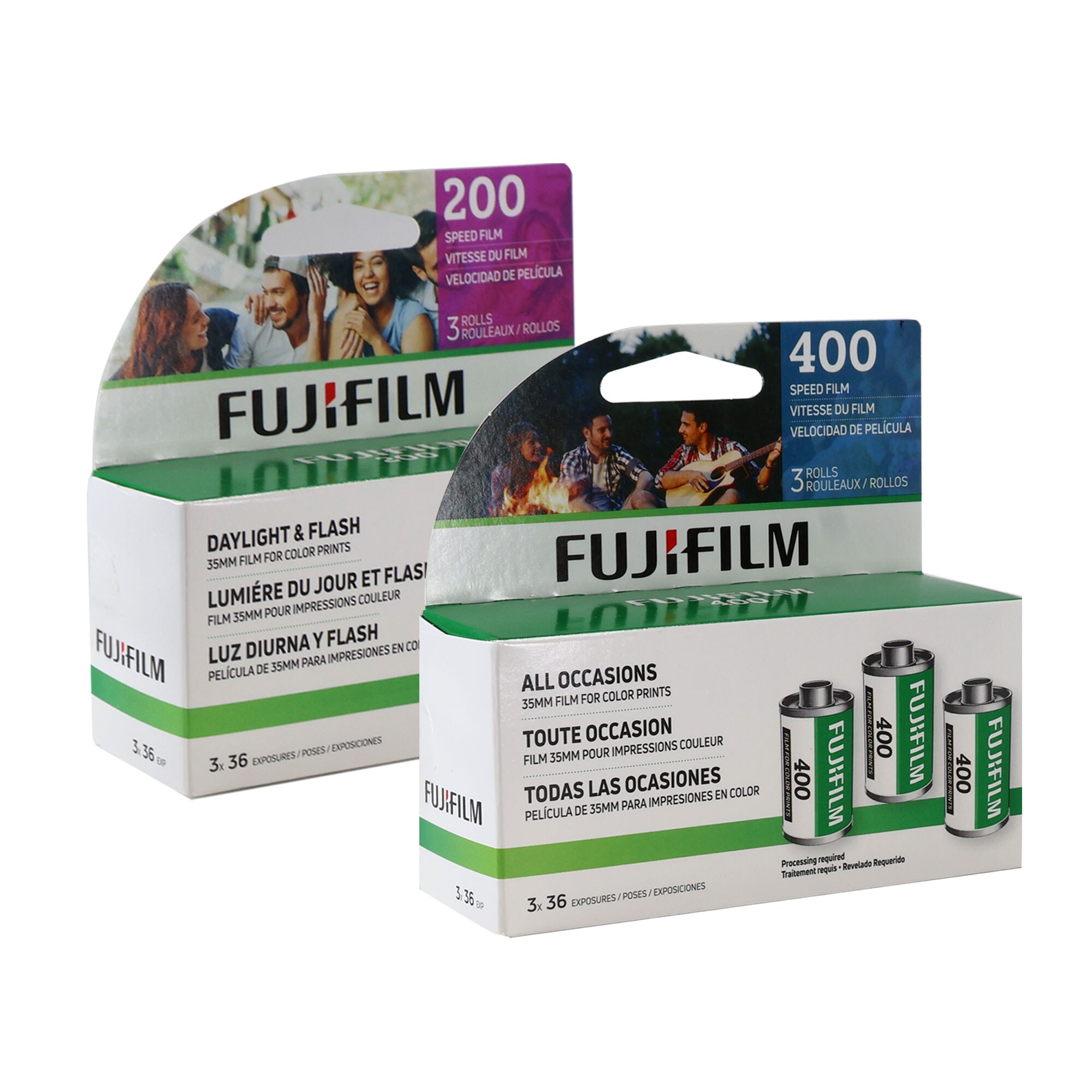 Fujifilm  400 Color Negative 35mm Film 36 Exposures3 Pack  200 Color Negative 35mm Film 36 Exposures3 Pack