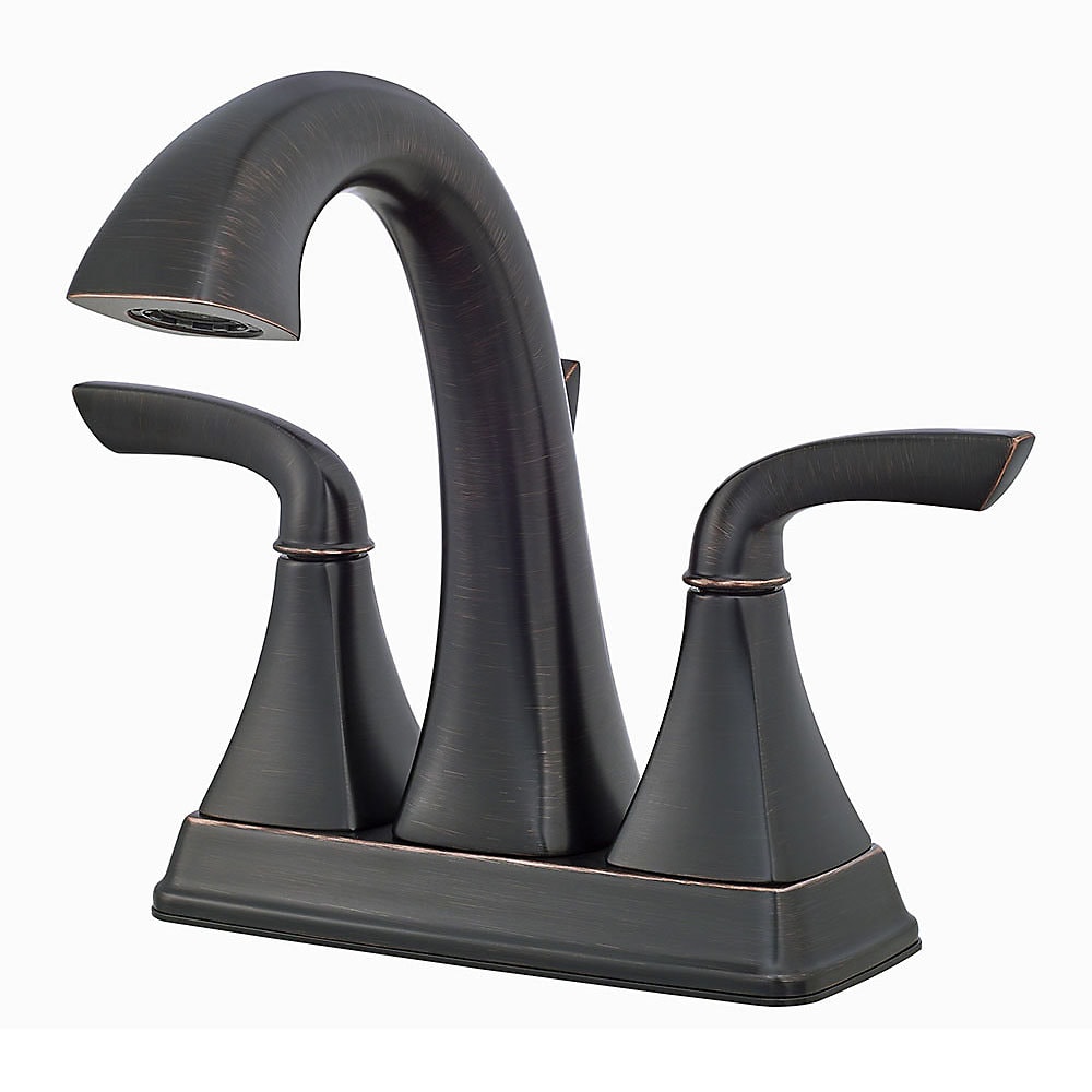 Pfister Bronson Tuscan Bronze 4-in centerset 2-Handle WaterSense ...