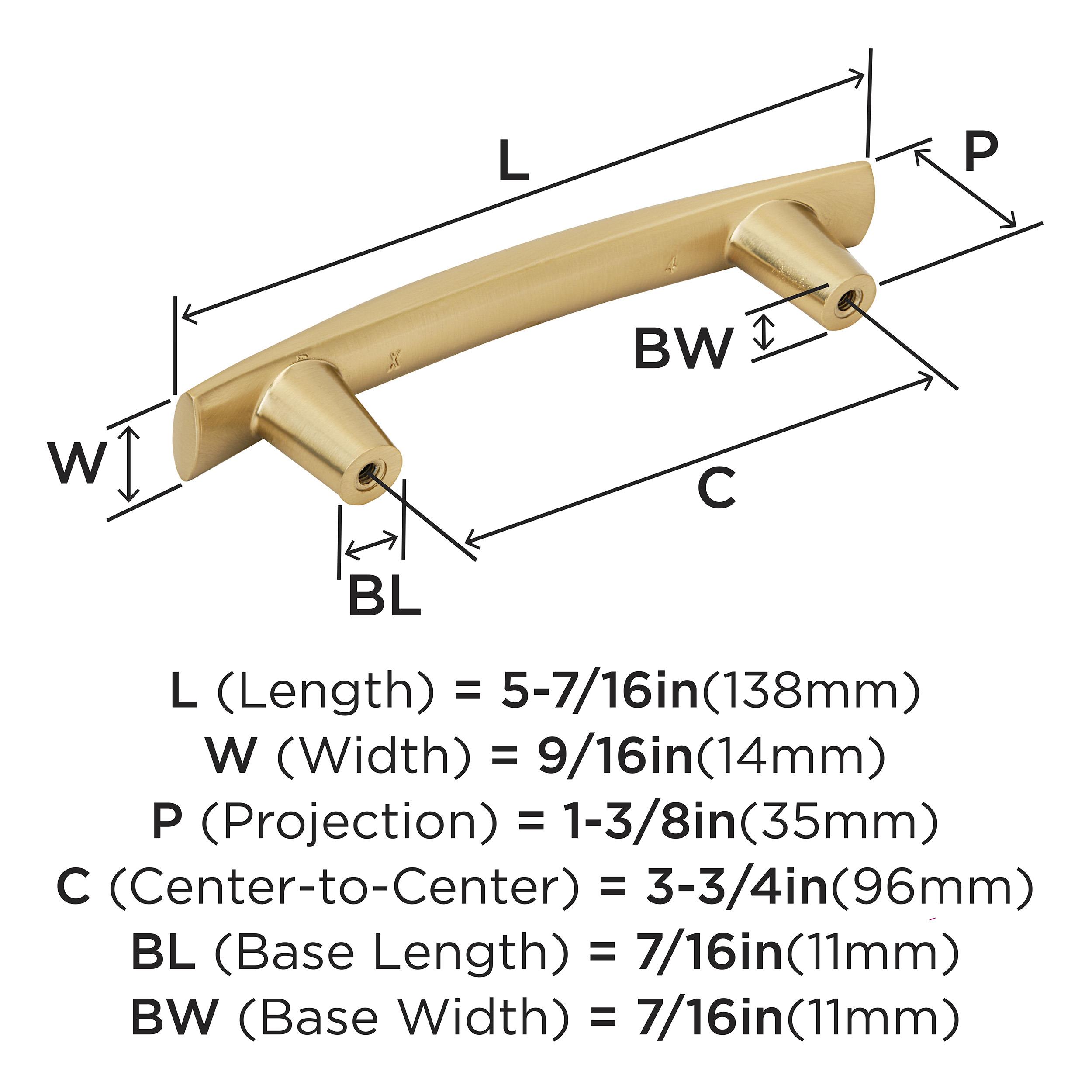 Amerock 10VMP37310CZ Cabinet-Pulls - View #4