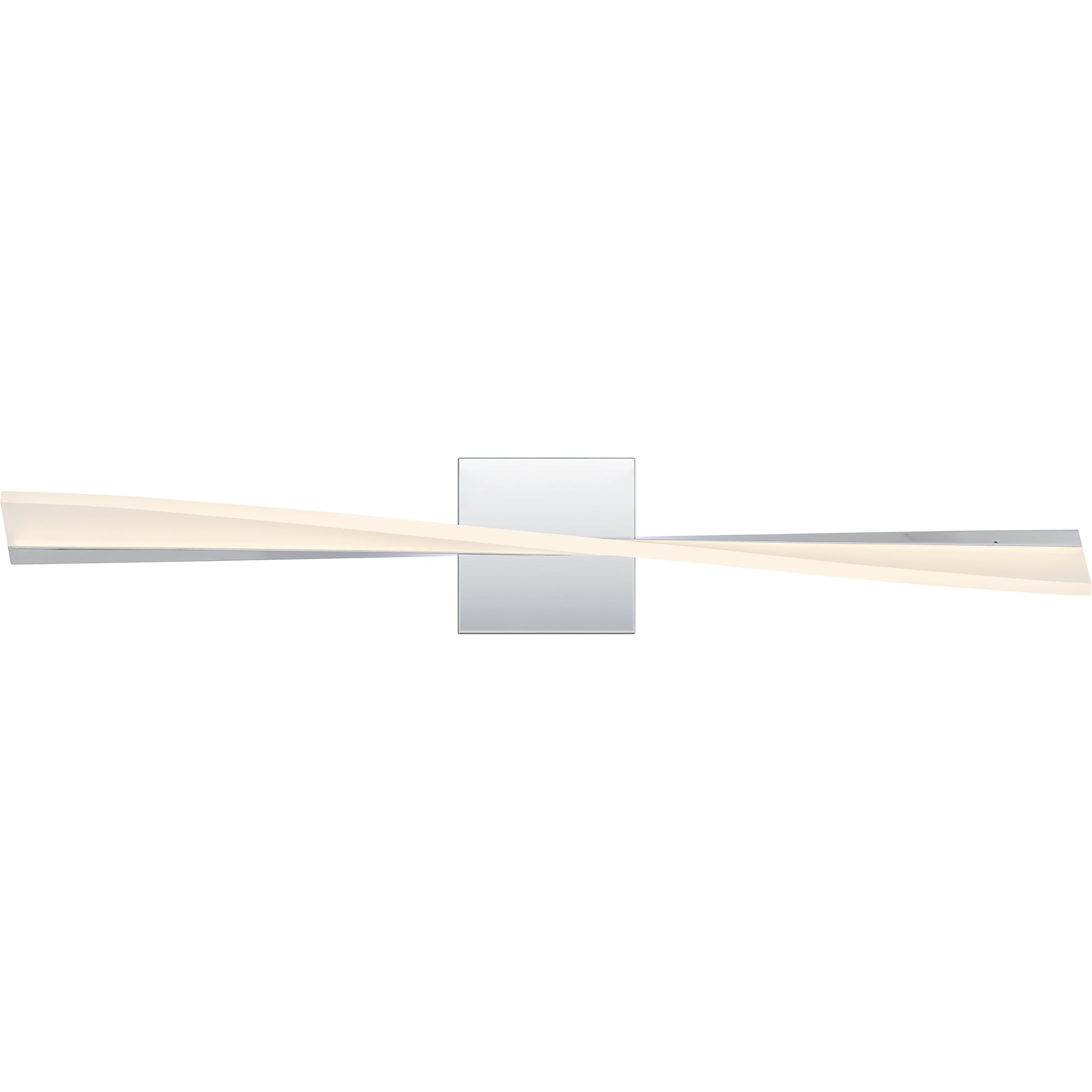 Quoizel PCFOX8528C Fox 28-in 1 -Light Polished Chrome Integrated LED Modern/contemporary Vanity light
