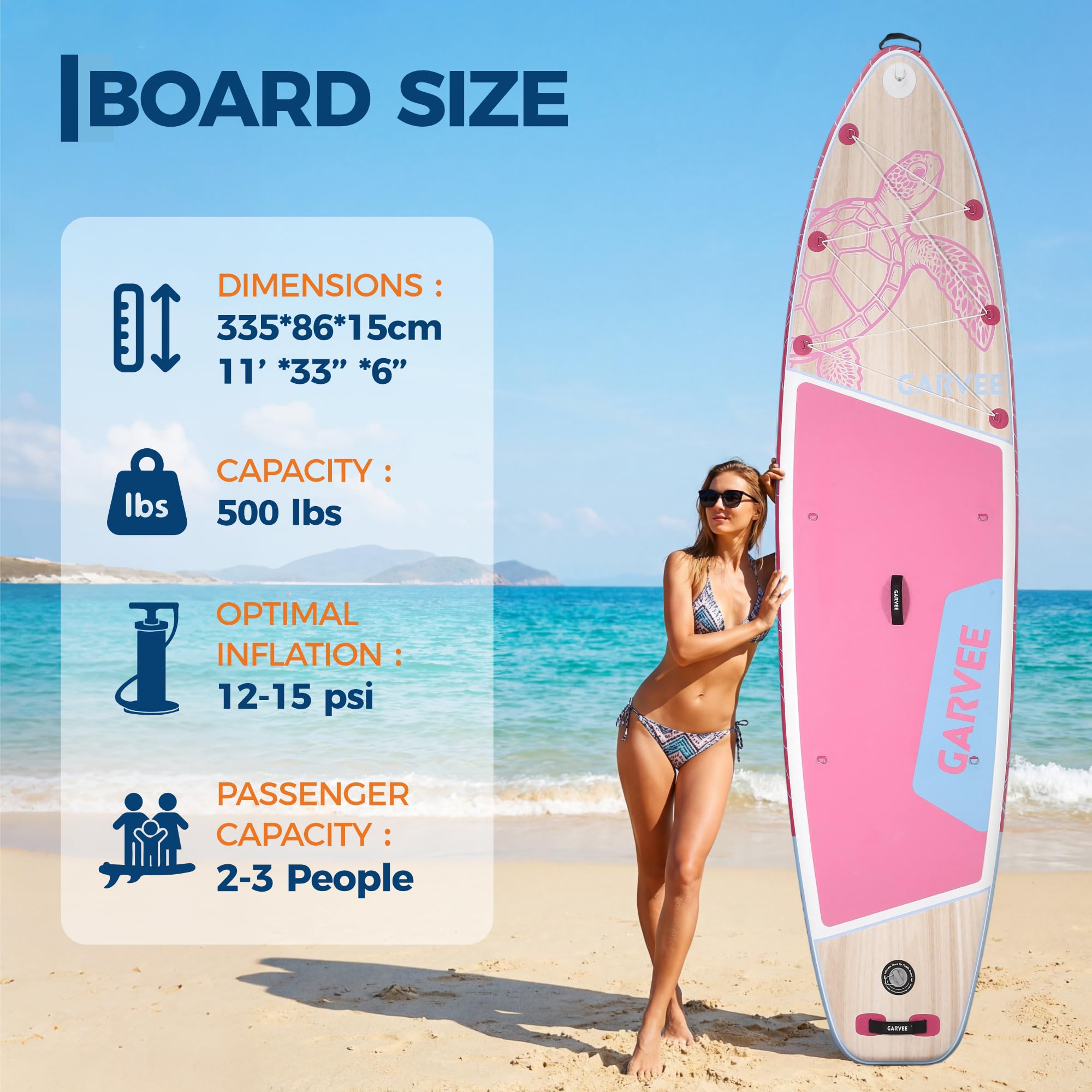 GarveeLife TX4SMJZMVK2XSX Stand-Up-Paddle-Boards - View #2