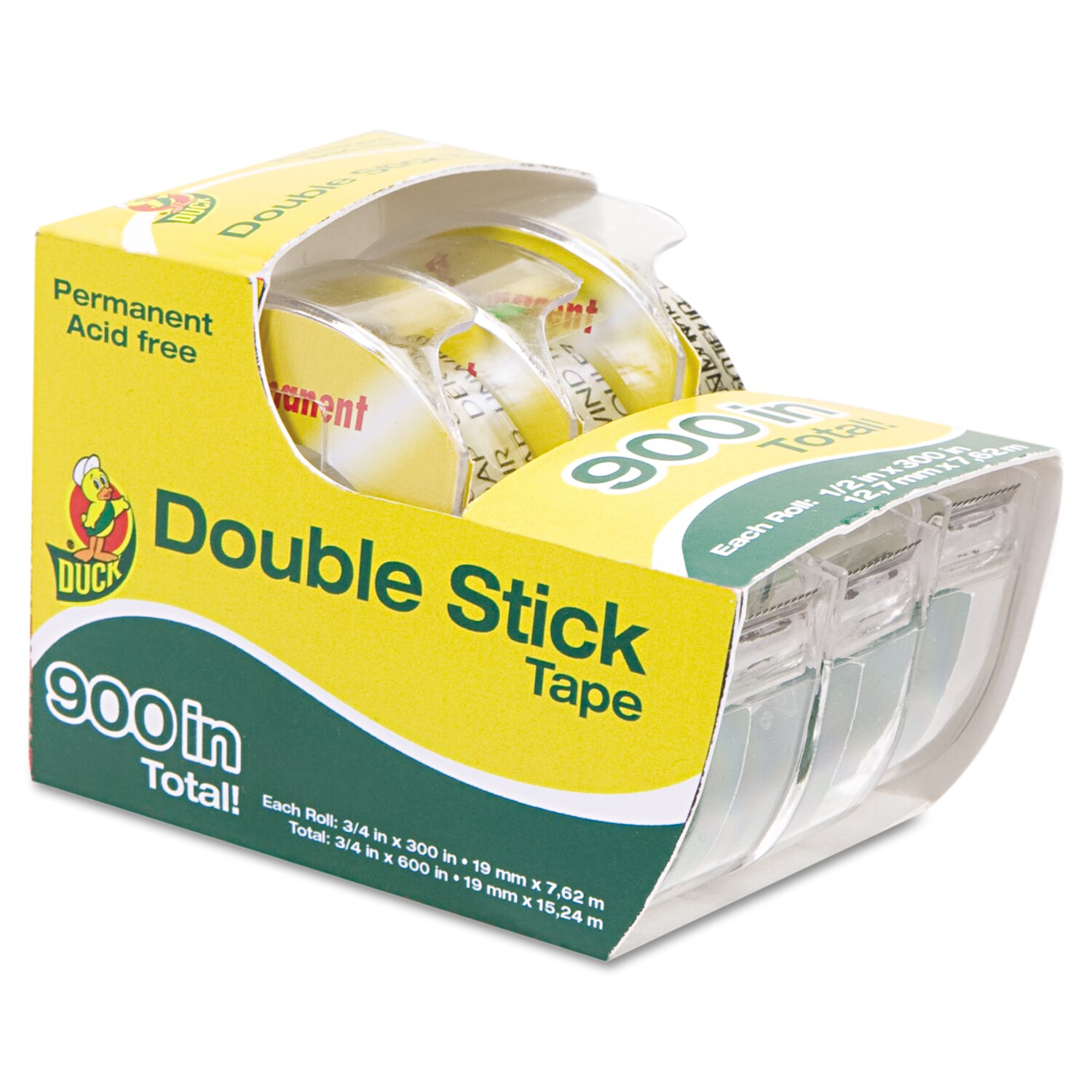 Duck 0.5-in x 75-ft Double-Sided Tape at