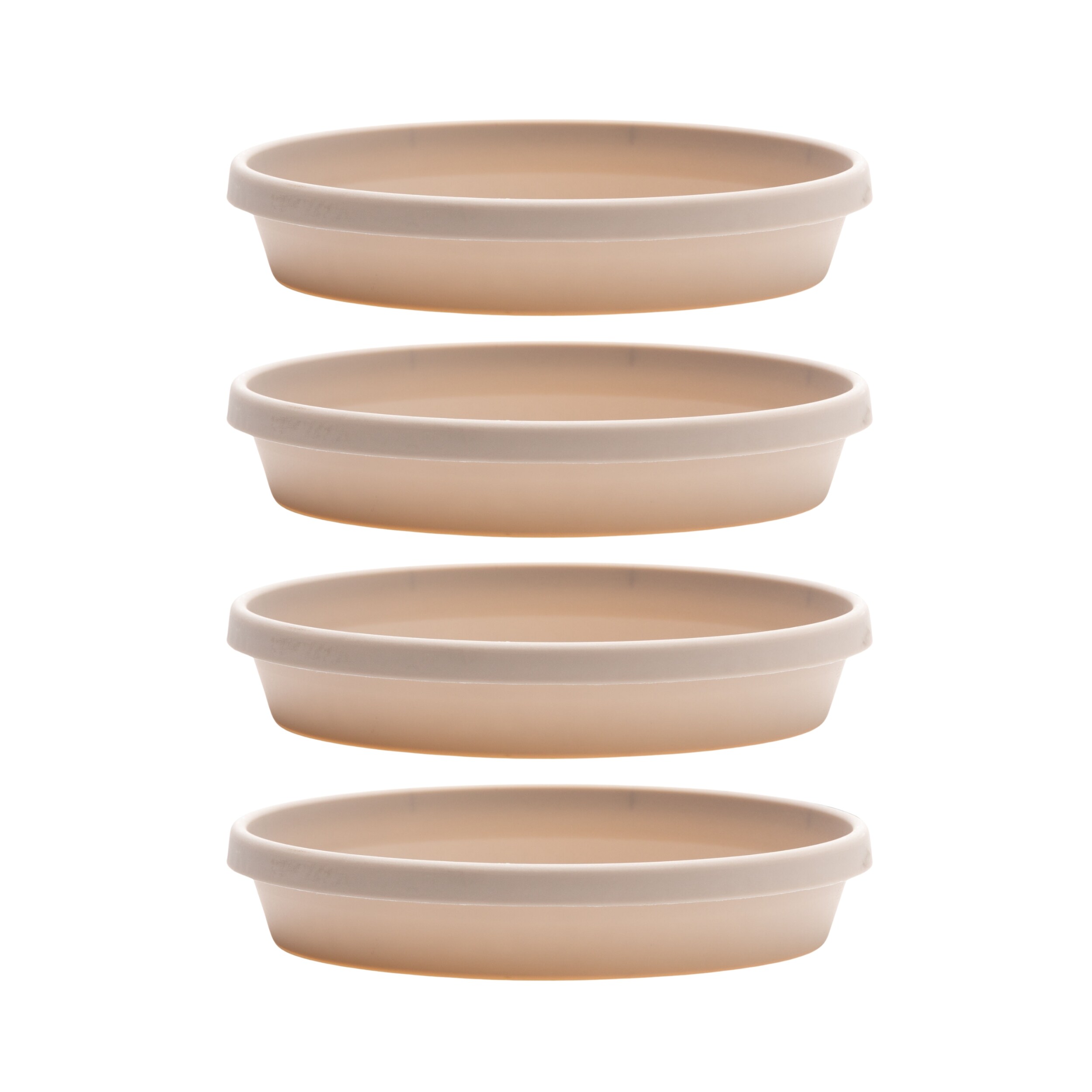 Bloem 4-Pack 13-in Pebble Stone Plastic Plant Saucer in the Plant ...