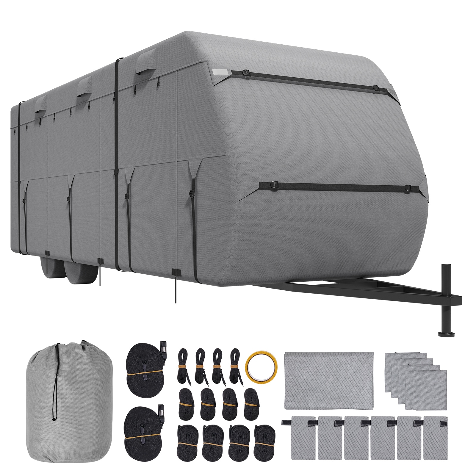 VEVOR CYC30-334SK2K8NLZV0 30'-33' Trailer Travel Rv Cover