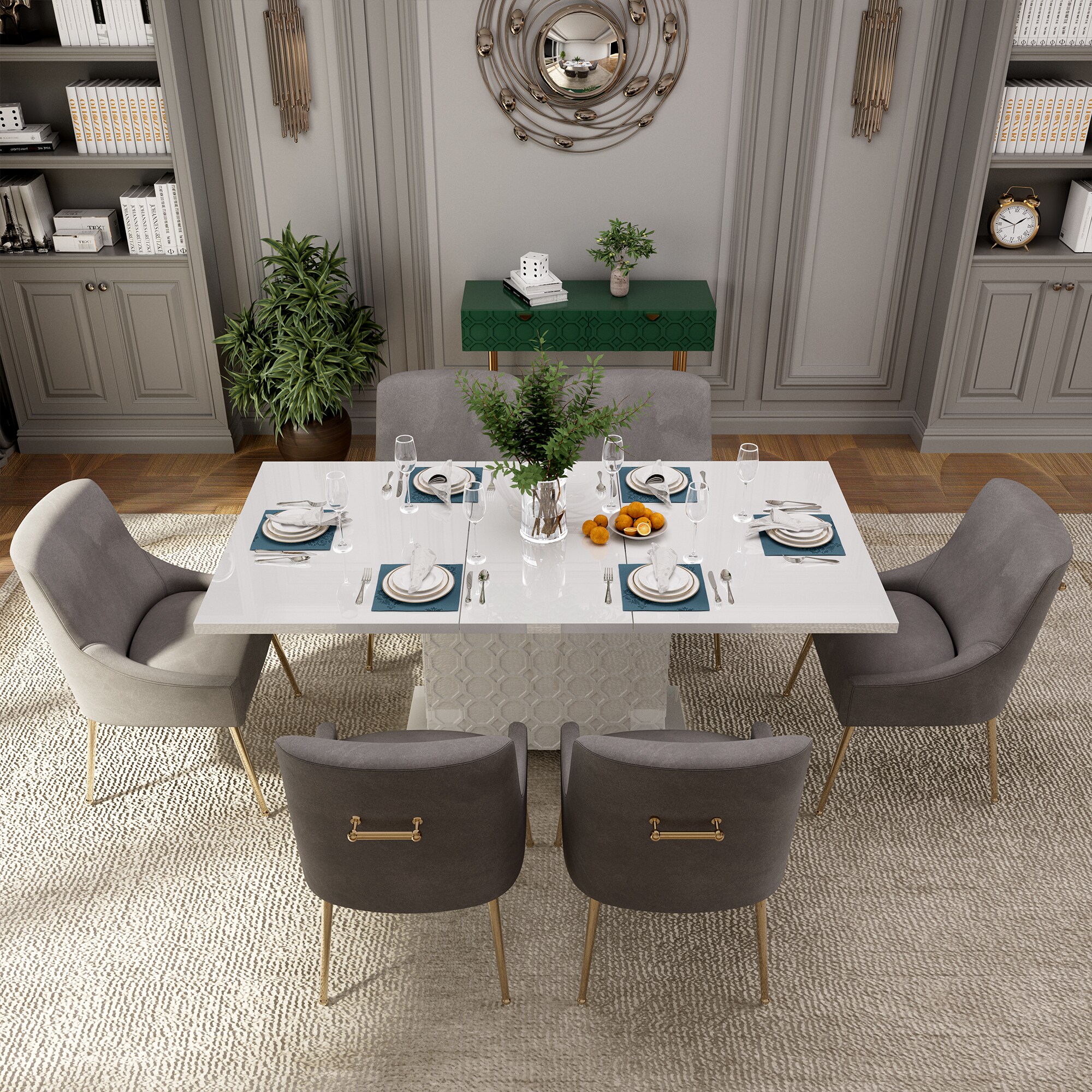 Clihome CL-ST1WH700GY Dining-Sets - View #5