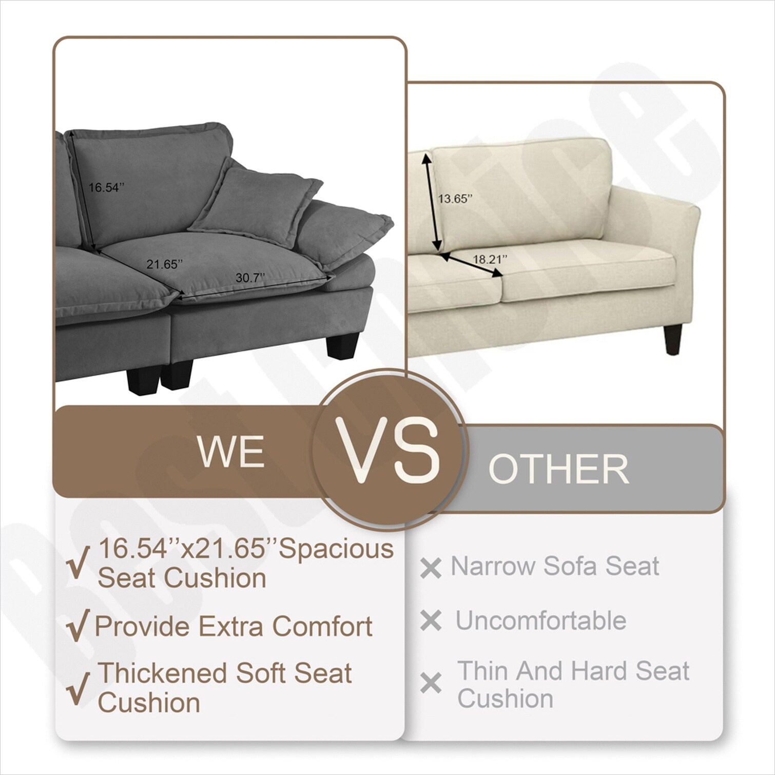 SunJet JHFY6VNZHB58 Sofas-Loveseats - View #12