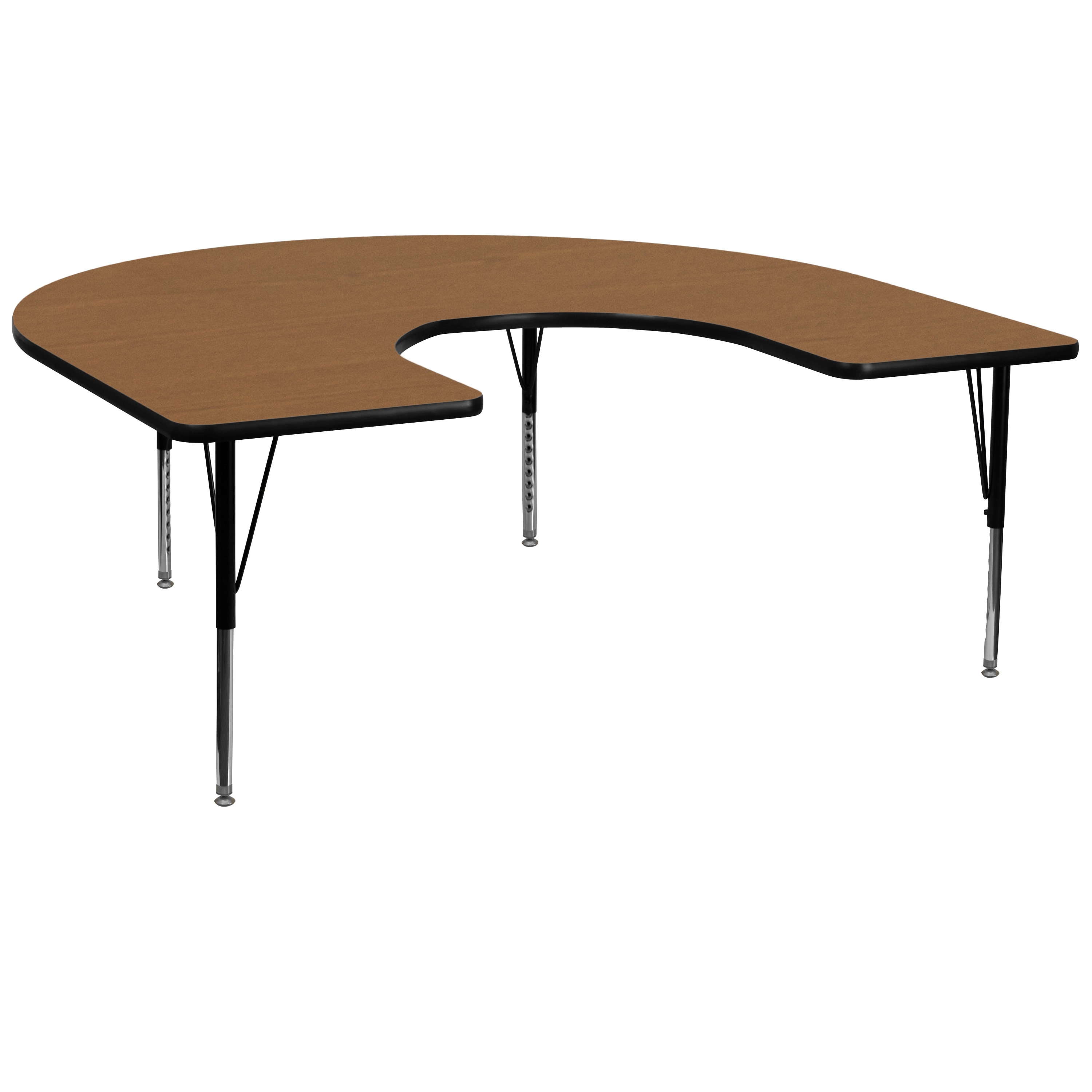 Flash Furniture 847254024303 Wren Oak Half-round Kid's Play Table