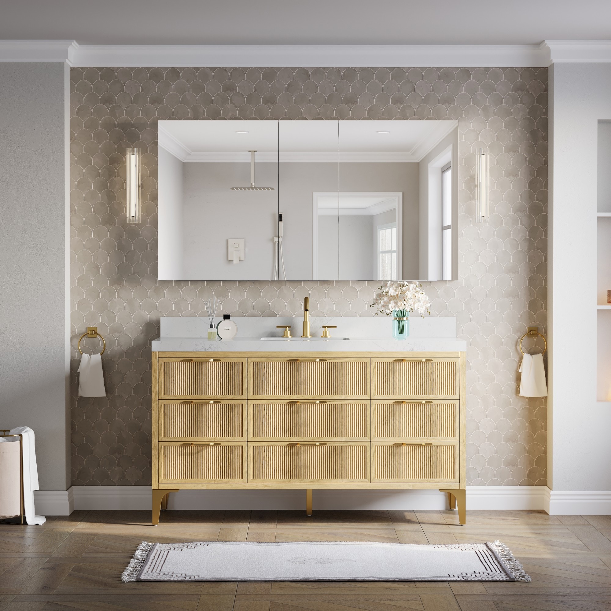 WELLFOR JRA24R12R24L32 Bathroom-Medicine-Cabinets - View #13