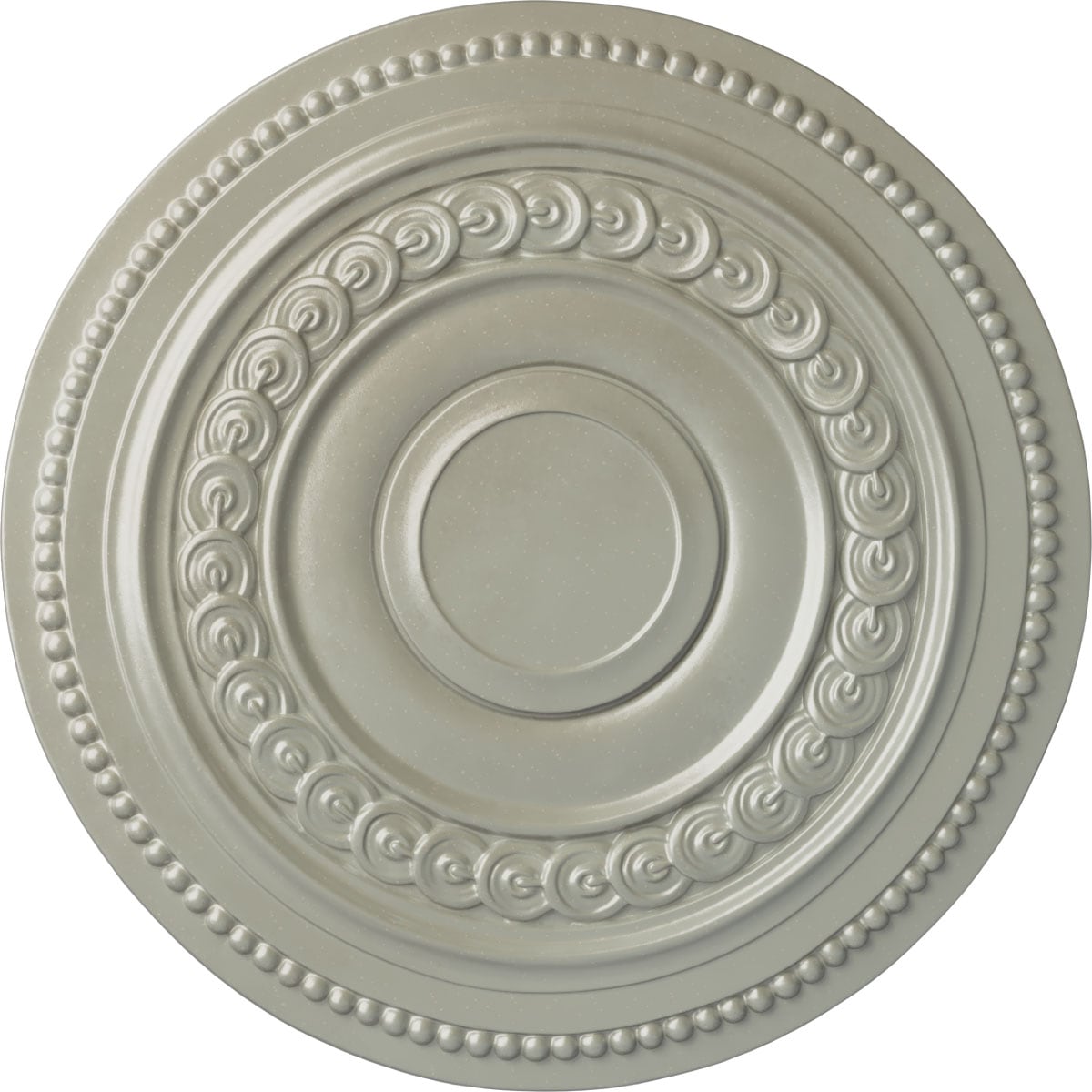 Ekena Millwork CM18OLFCS Oldham 18-in W x 18-in L Painted Flash Copper Polyurethane Whole Ceiling Medallion