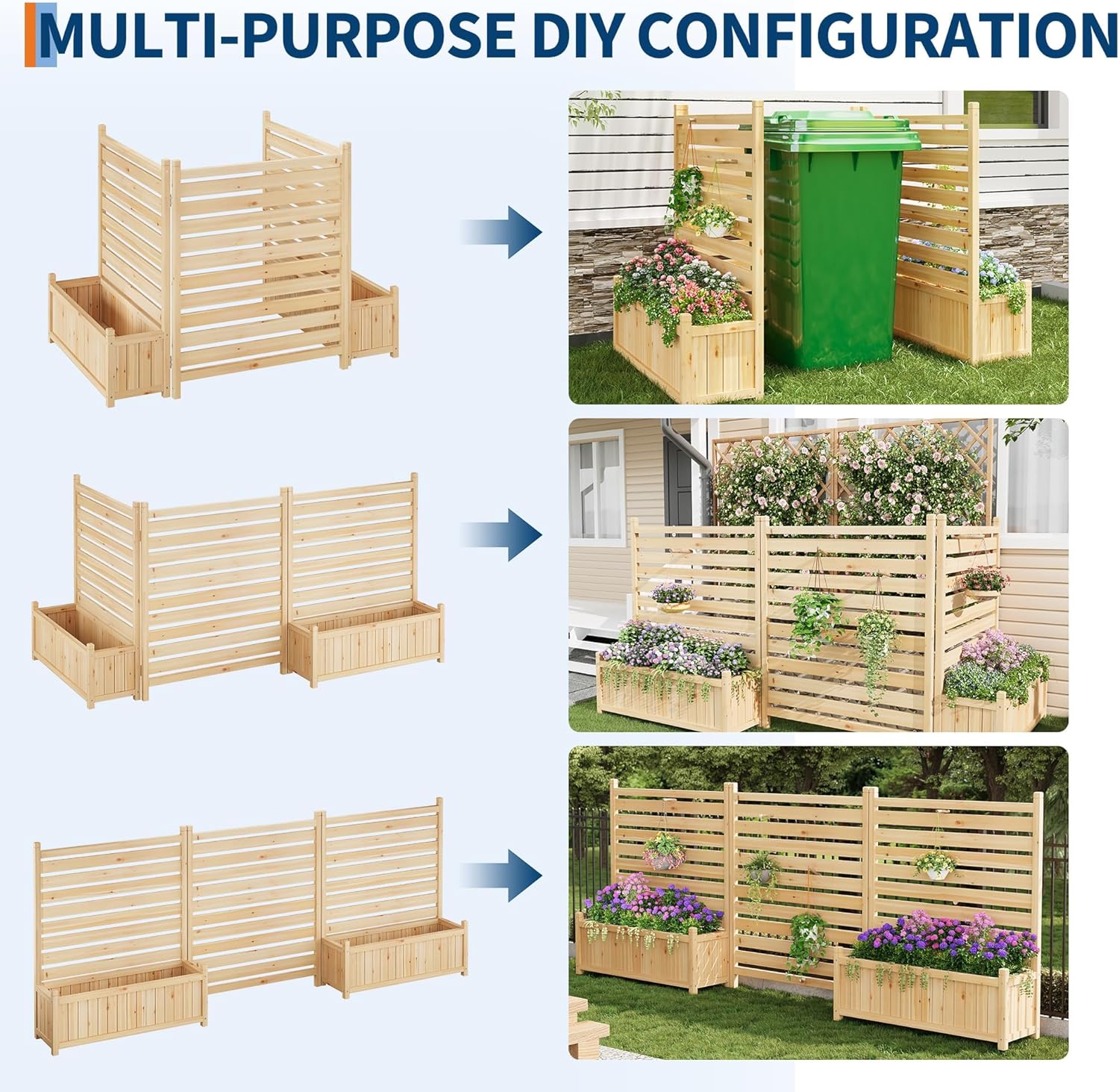 Garvee HF-PPG-33HQMU5B Raised-Planter-Boxes - View #6