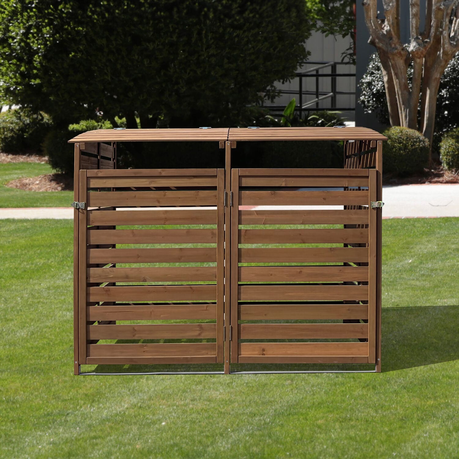 Hanover HANWS0103-BRN Wood-Storage-Buildings - View #8