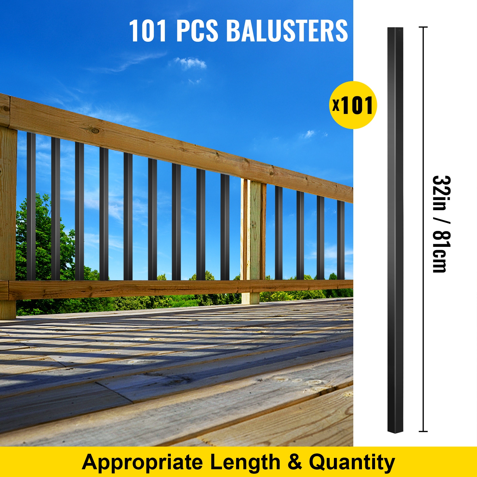VEVOR HJYCFXLG322P5YEEEV0 balusters - View #4