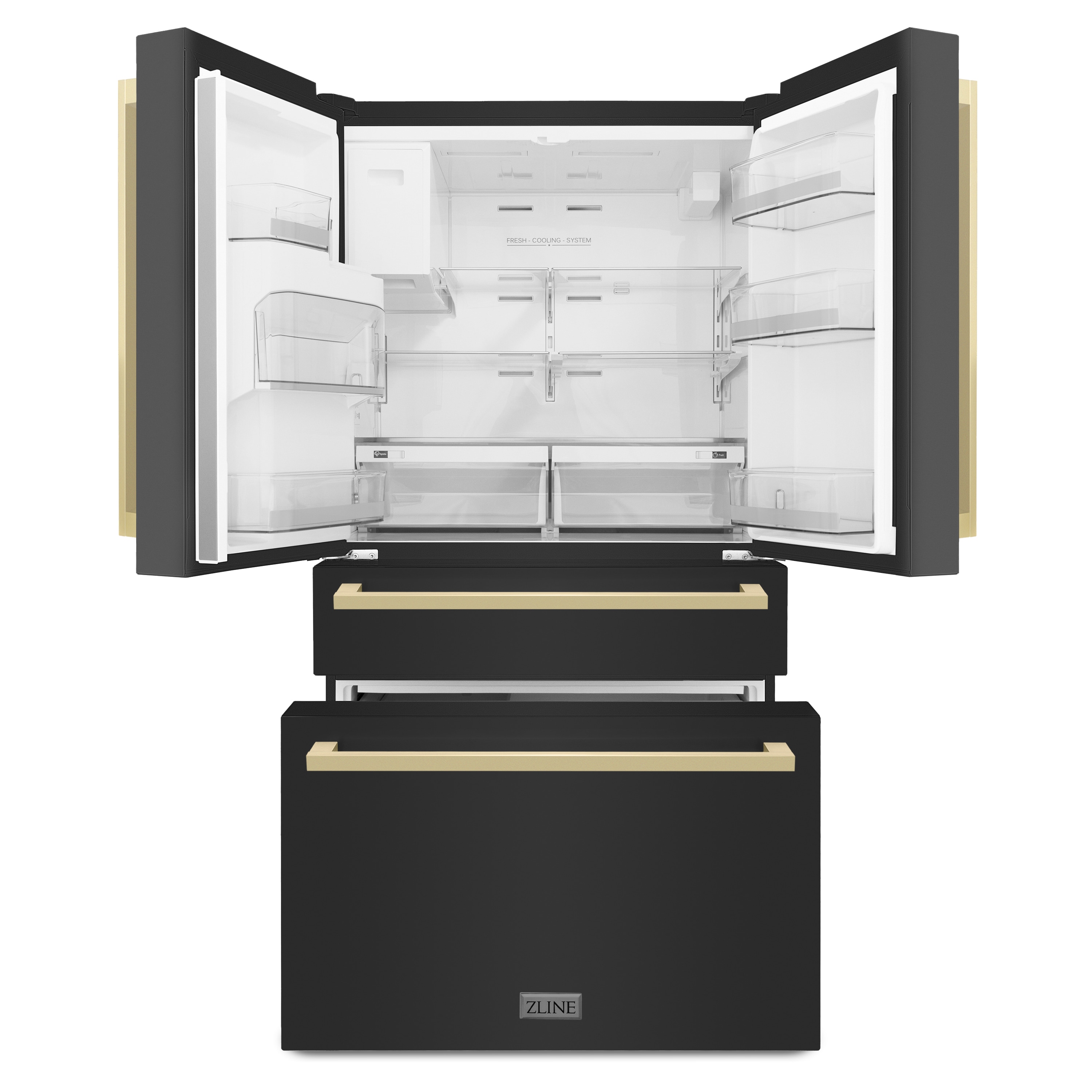 ZLINE KITCHEN & BATH RFMZ-W36-BS-FCB French-Door-Refrigerators - View #2