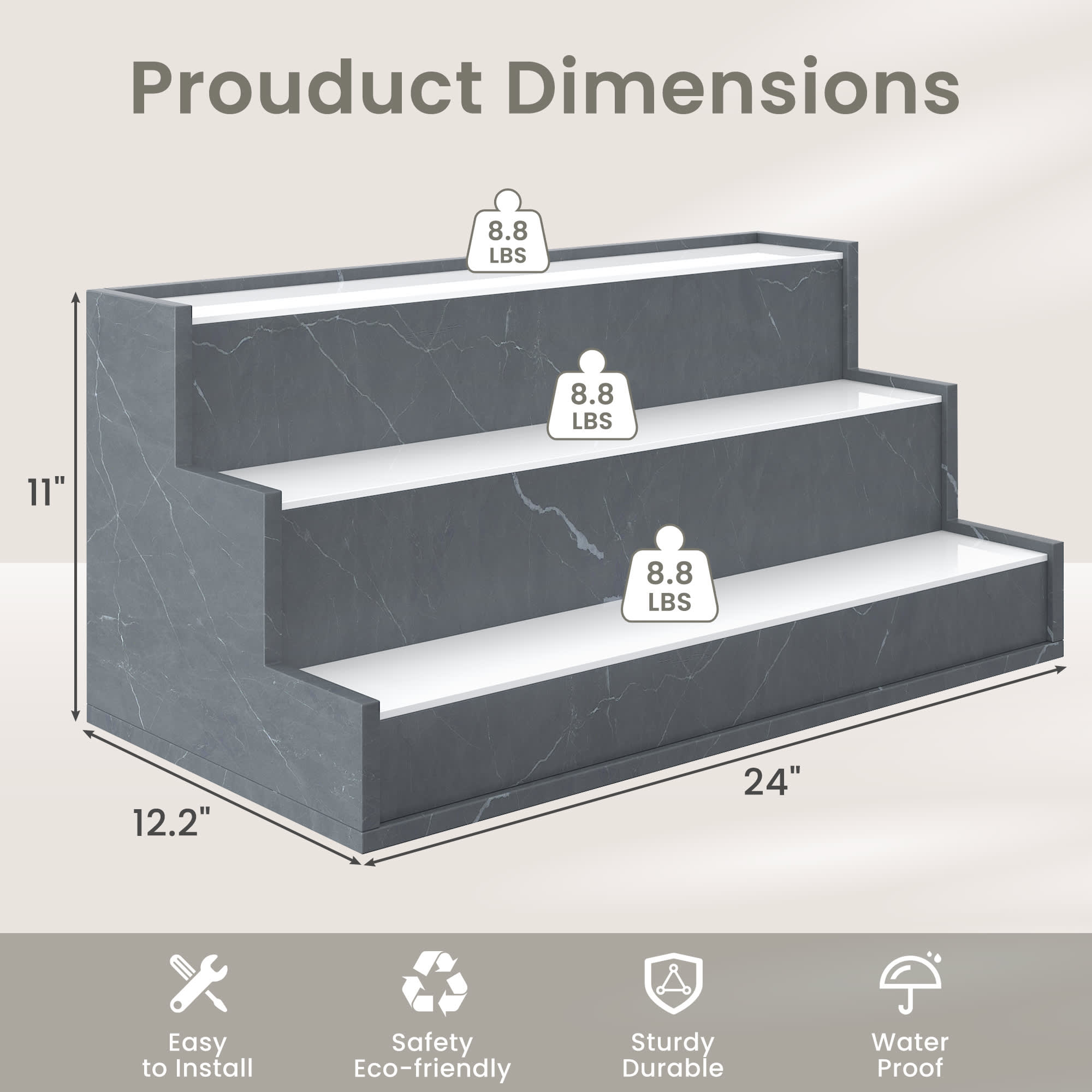 U-HOMY JL-062GY-HM Wine-Racks - View #3